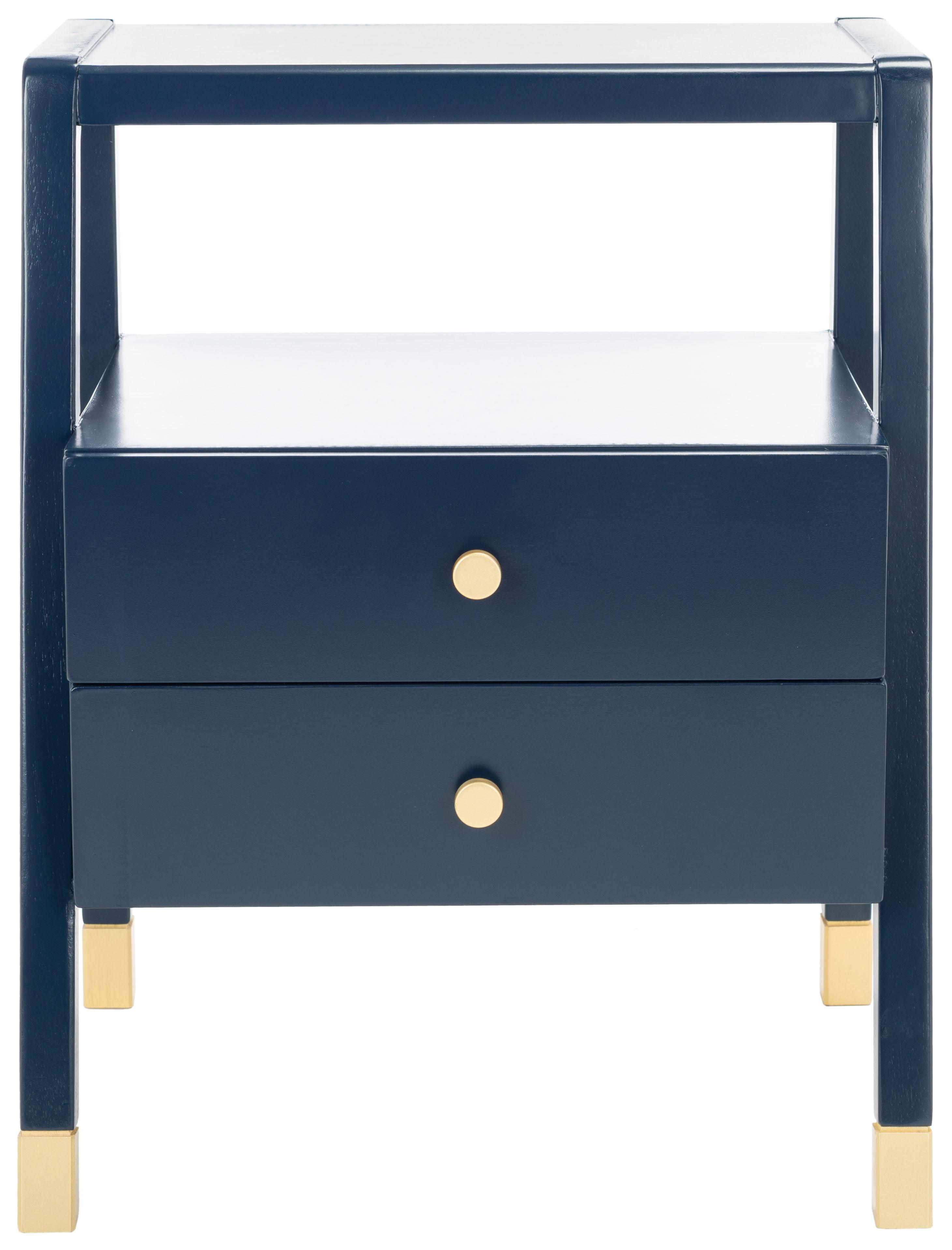 Cove 2 Drawer 1 Shelf Accent Table  - Safavieh