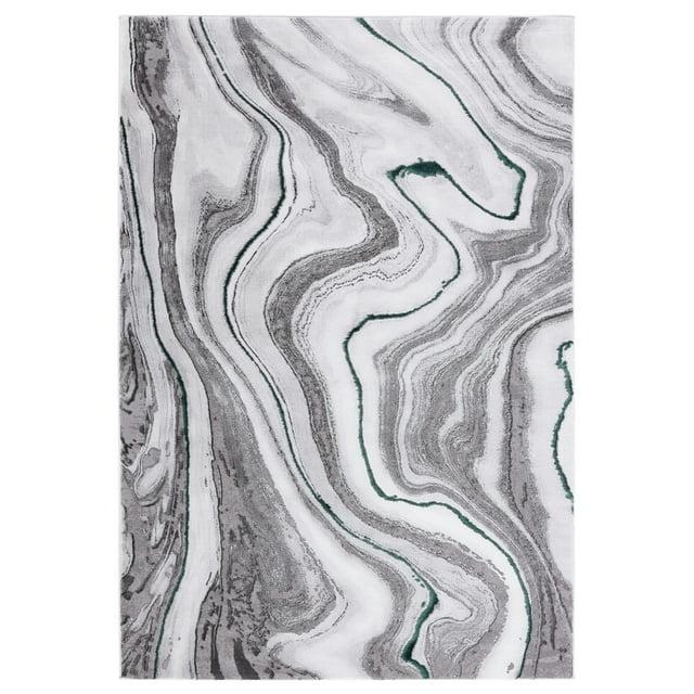 Craft CFT819 Loomed Indoor Area Rug - Grey/Green - 5'3"x7'6" - Safavieh