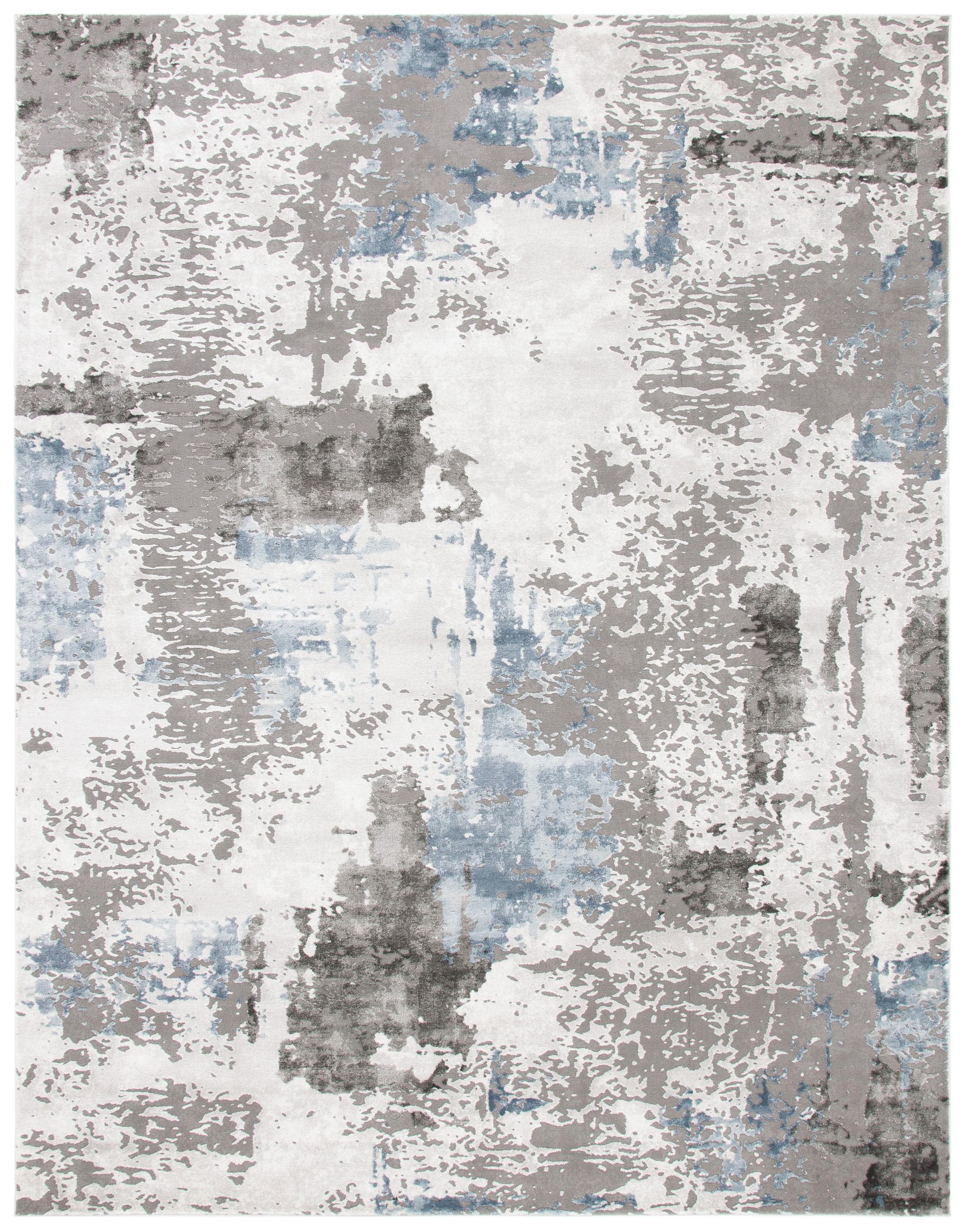 SAFAVIEH Craft Constantine Abstract Area Rug, Grey/Blue, 12' x 15'