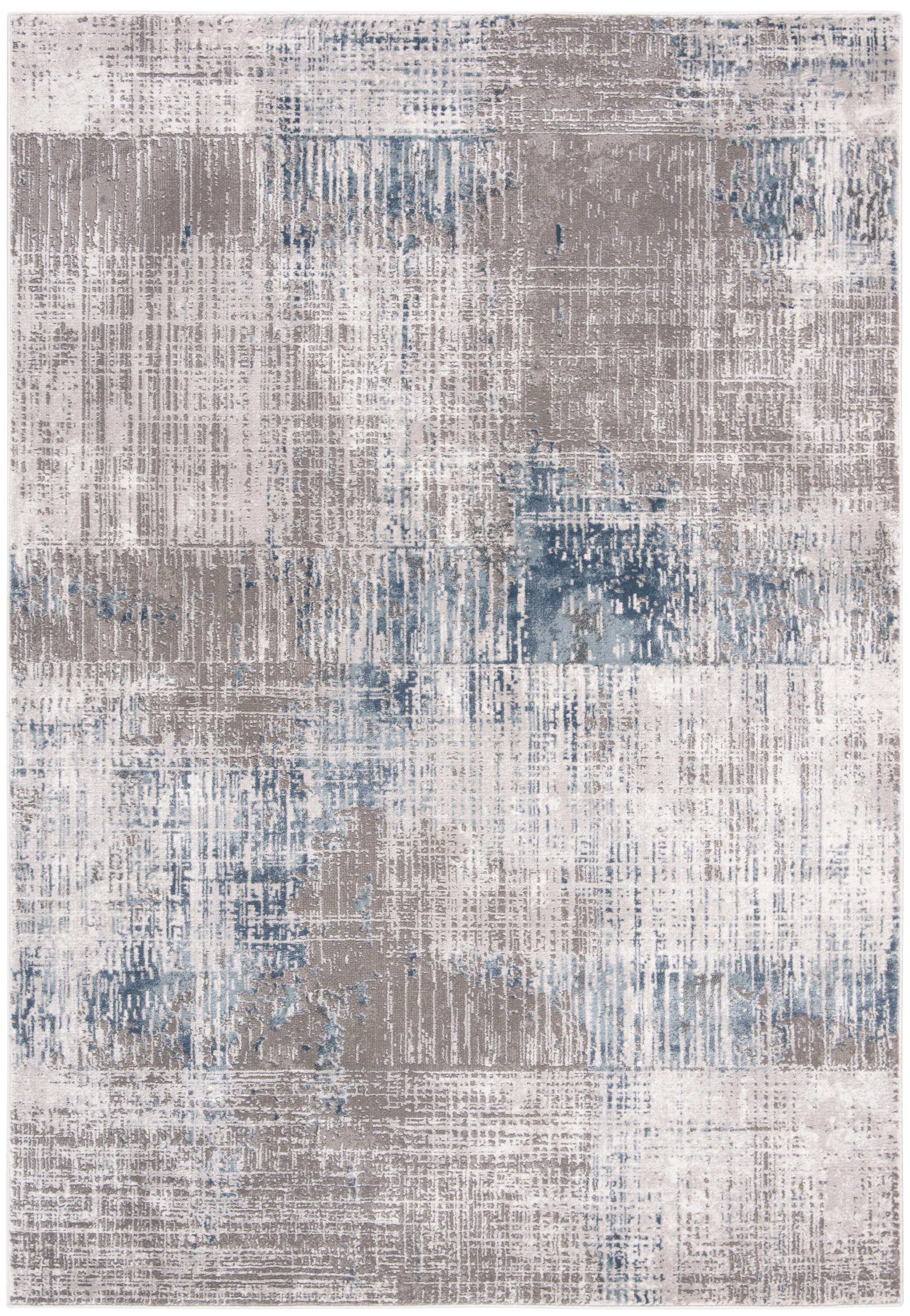 Craft CFT874 Loomed Indoor Area Rug - Grey/Blue - 6'7"x9' - Safavieh