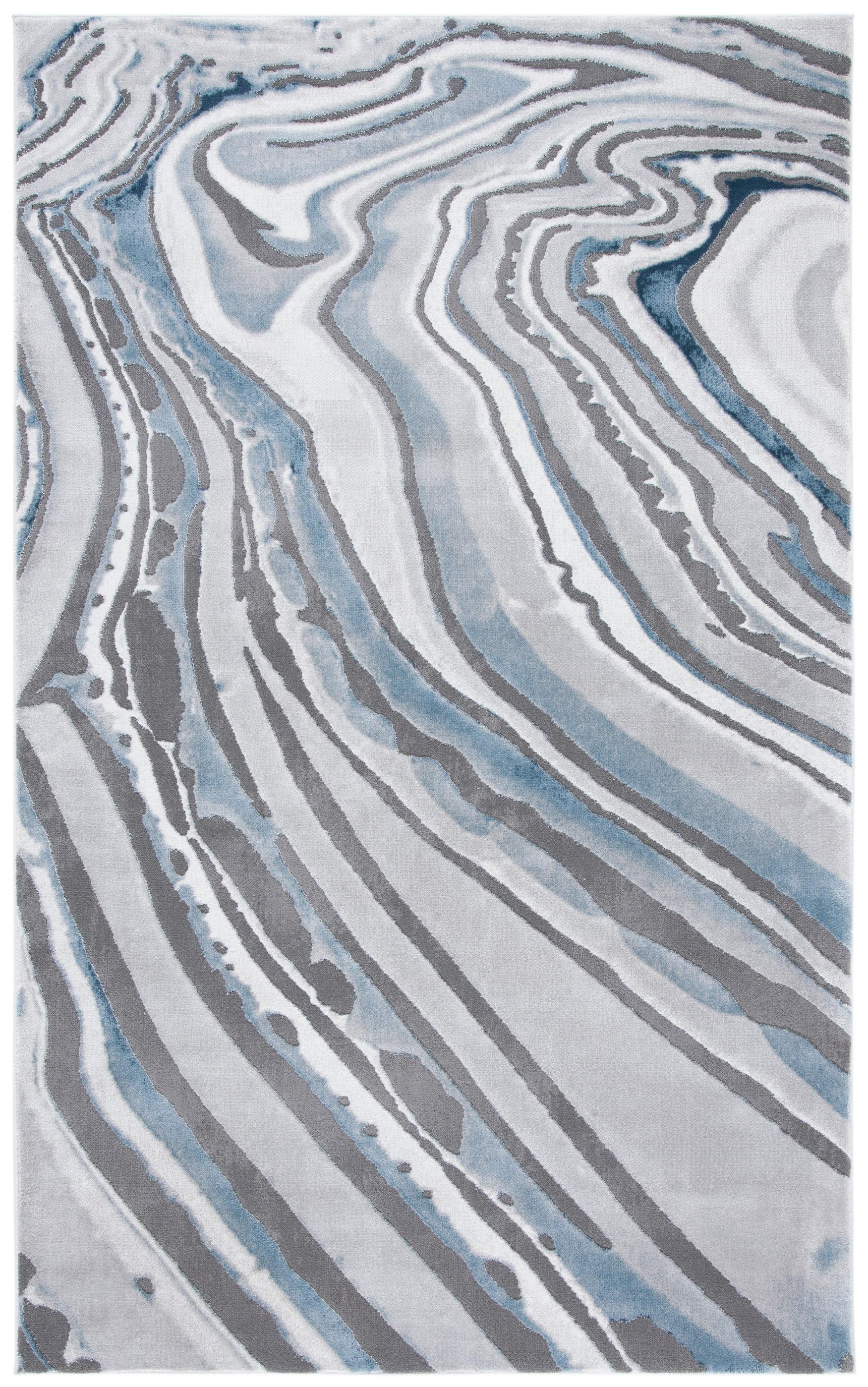Craft CFT843 Loomed Indoor Area Rug - Blue/Grey - 6'7"x9' - Safavieh