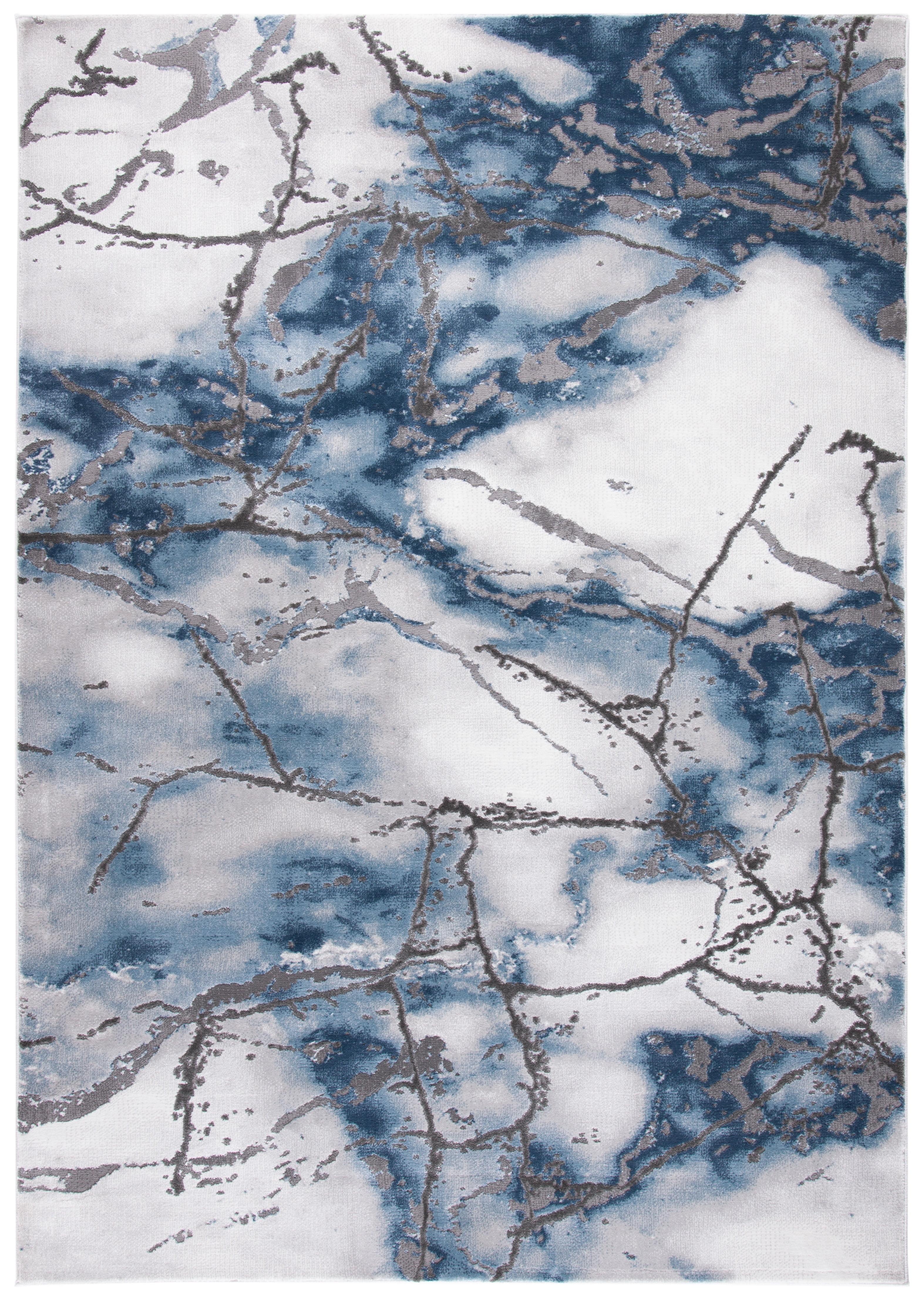 Craft CFT877 Loomed Indoor Area Rug - Grey/Blue - 6'7"x9' - Safavieh