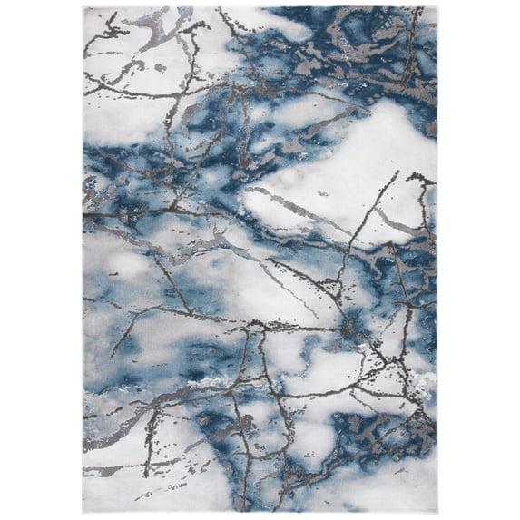 Craft CFT877 Loomed Indoor Area Rug - Grey/Blue - 6'7"x9' - Safavieh