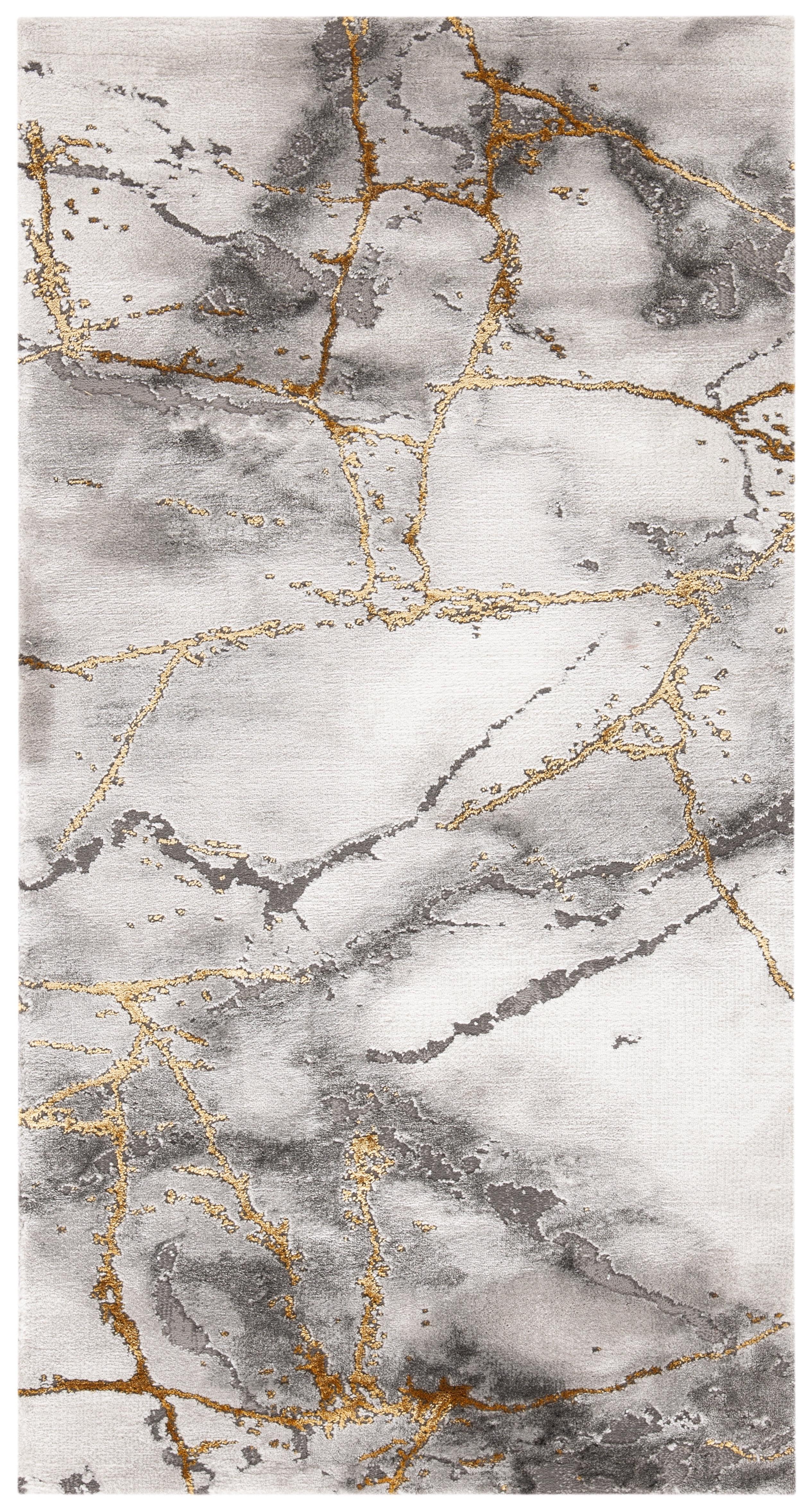 Craft CFT877 Loomed Indoor Area Rug - Grey/Gold - 2'7"x5' - Safavieh