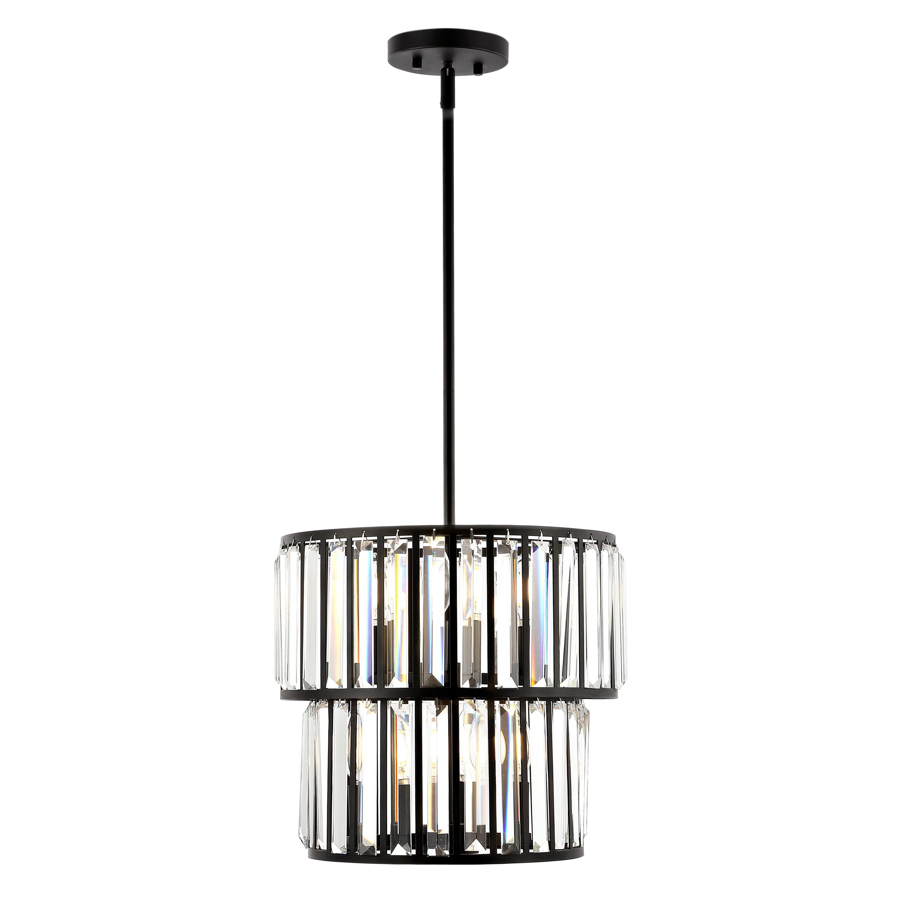 6 - Light Dimmable Tiered Chandelier