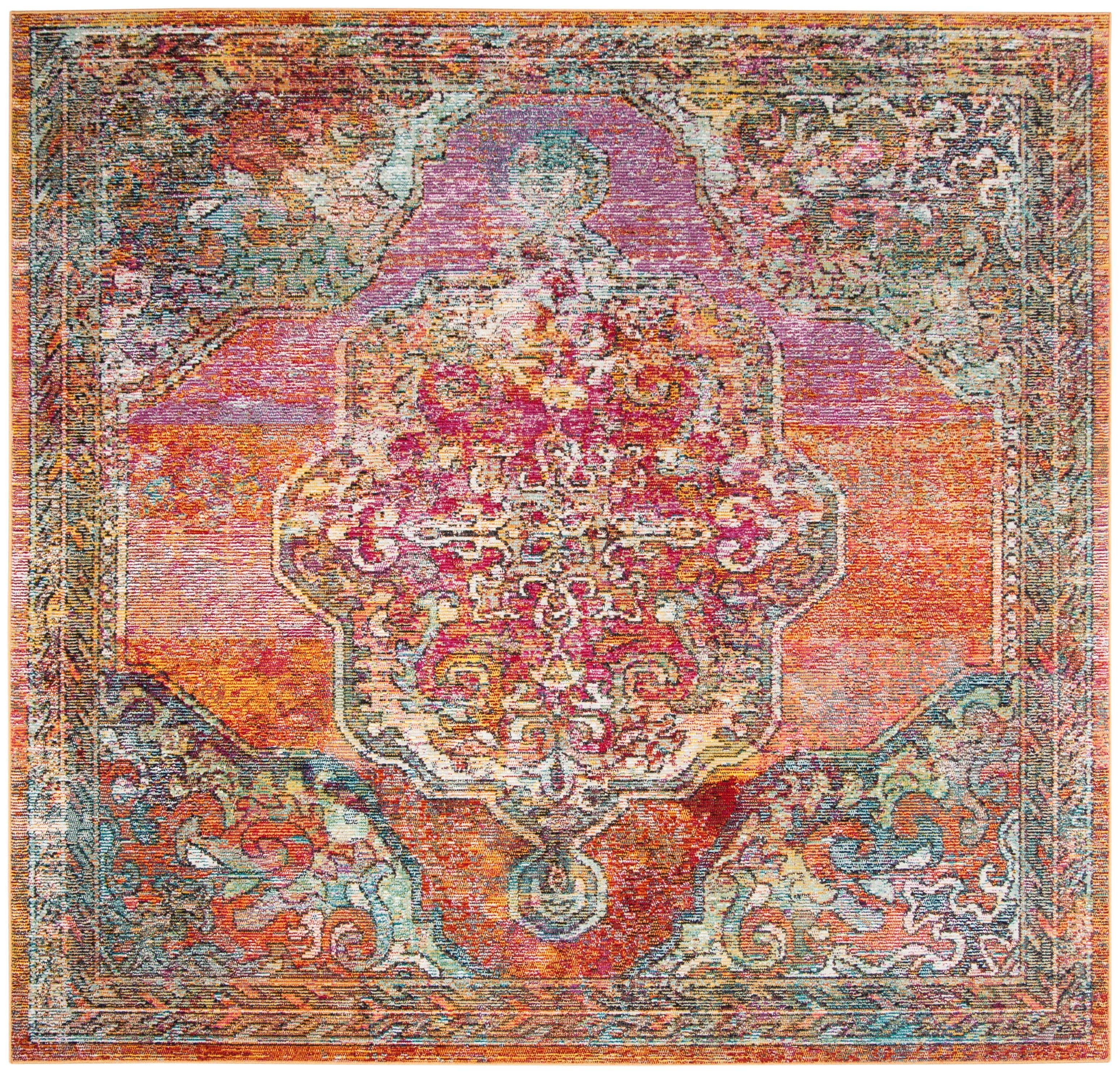 Crystal CRS502 Power Loomed Area Rug  - Safavieh