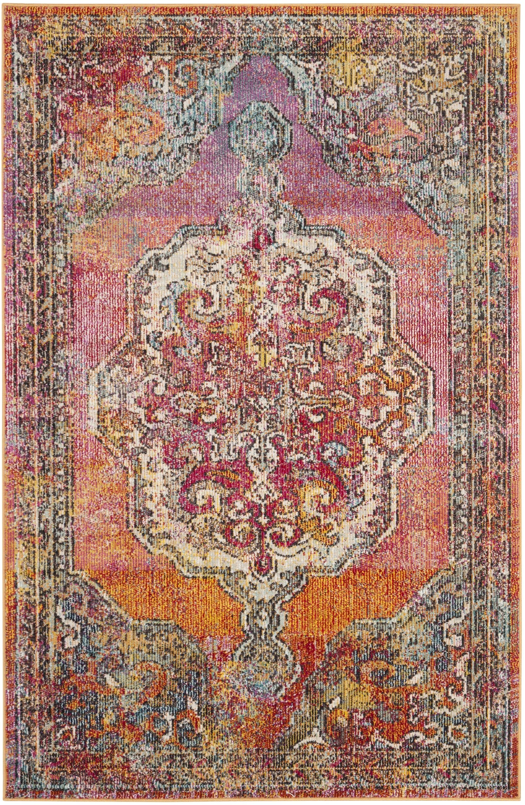 Crystal CRS502 Power Loomed Area Rug  - Safavieh