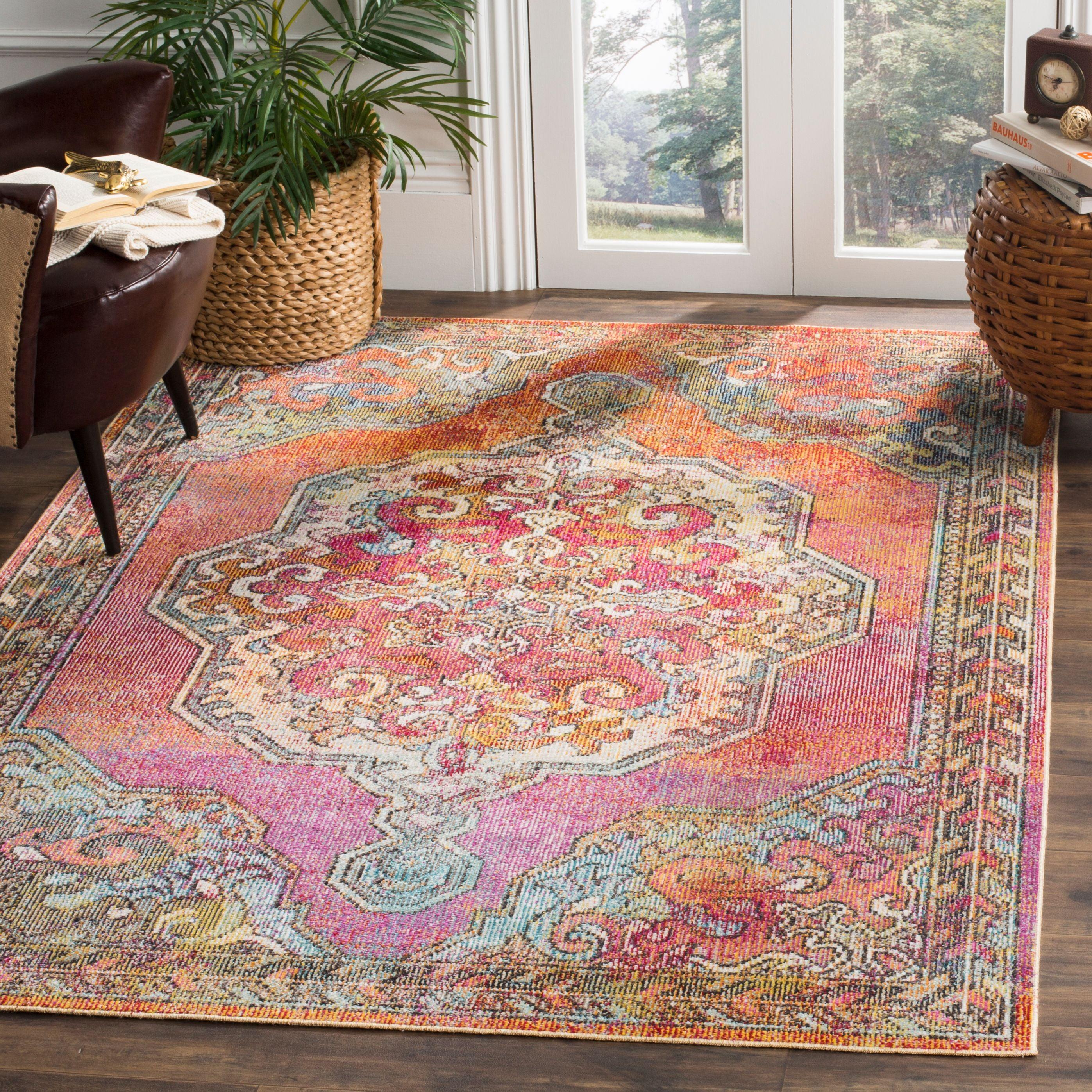 Crystal CRS502 Power Loomed Area Rug  - Safavieh