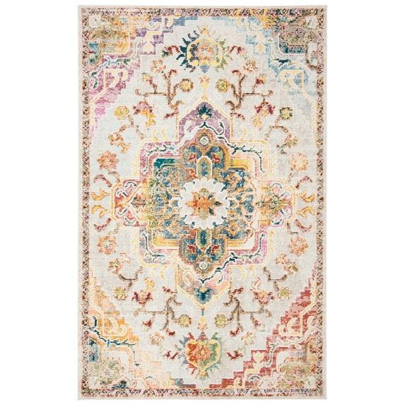 Crystal CRS501 Loomed Indoor Accent Rug - Light Blue/Grey - 3'x5' - Safavieh
