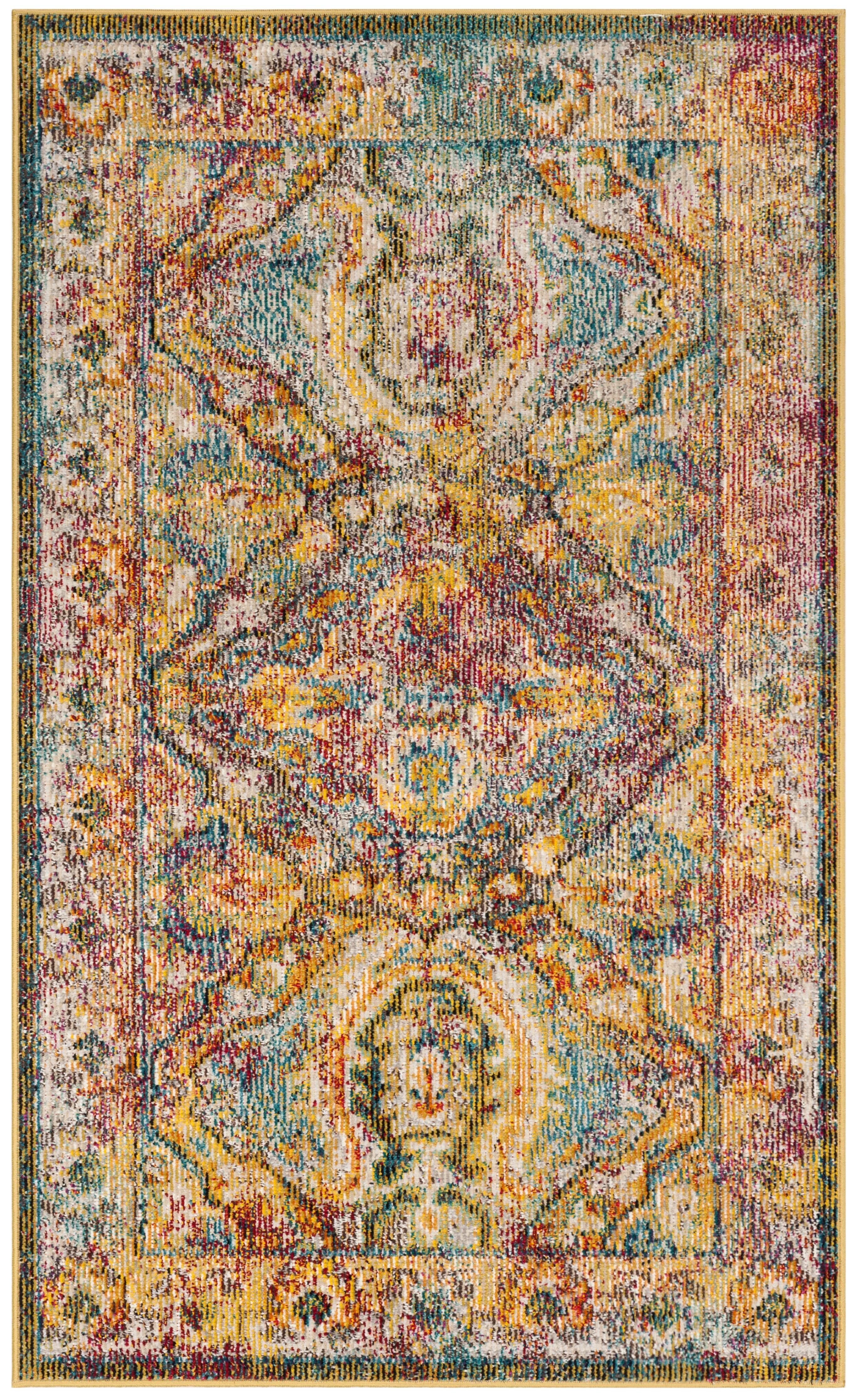 Crystal CRS516 Power Loomed Area Rug  - Safavieh