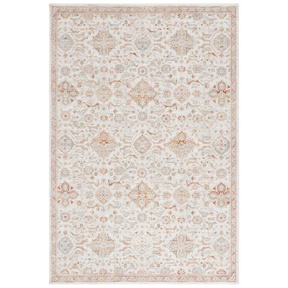 SAFAVIEH Culture Verity Abstract Area Rug, Ivory/Rust, 8' x 10'