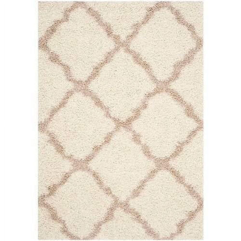 Dallas Shag SGD257 Power Loomed Indoor Area Rug - Ivory/Beige - 8'x10' - Safavieh.