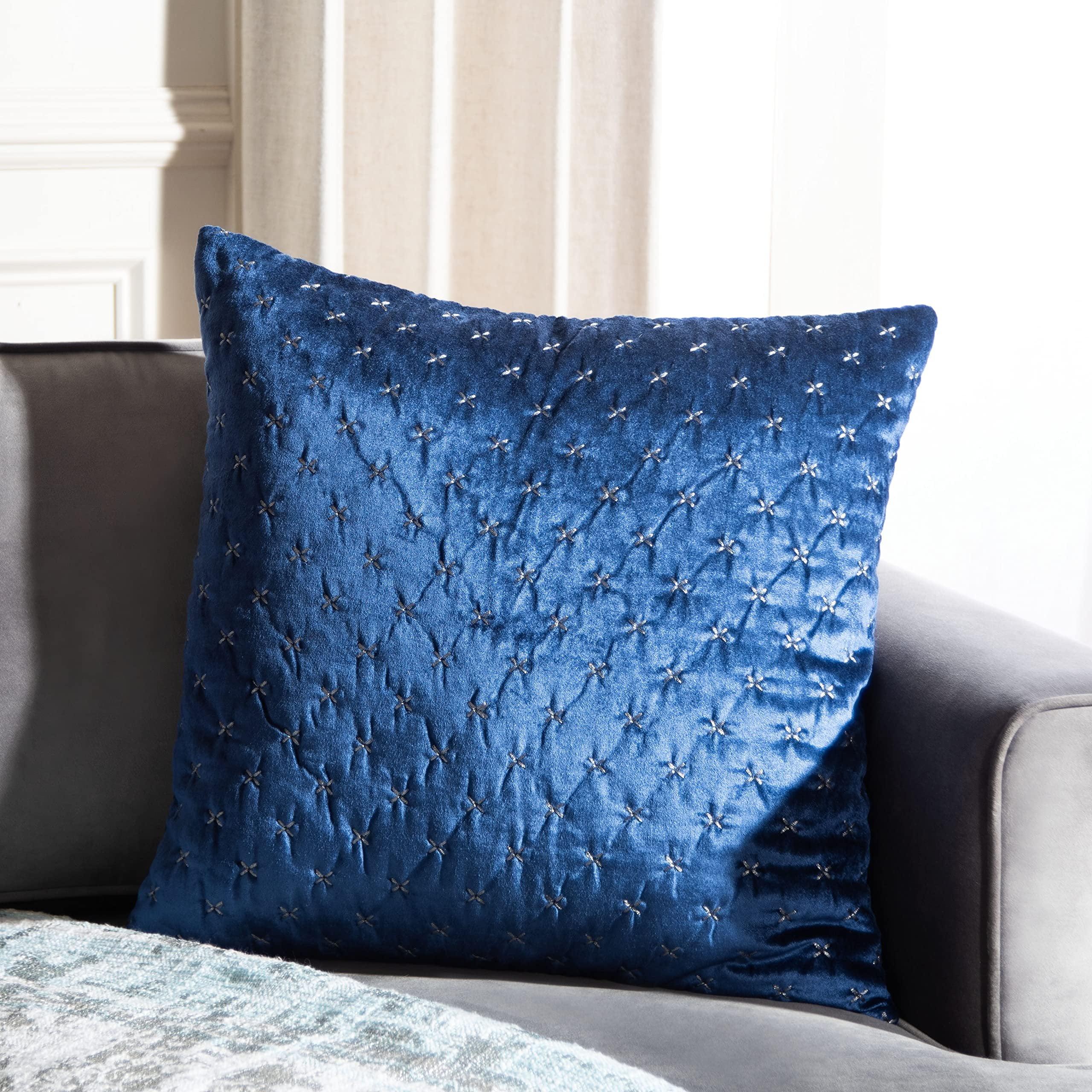 Louria Embroidered Reversible Throw Pillow