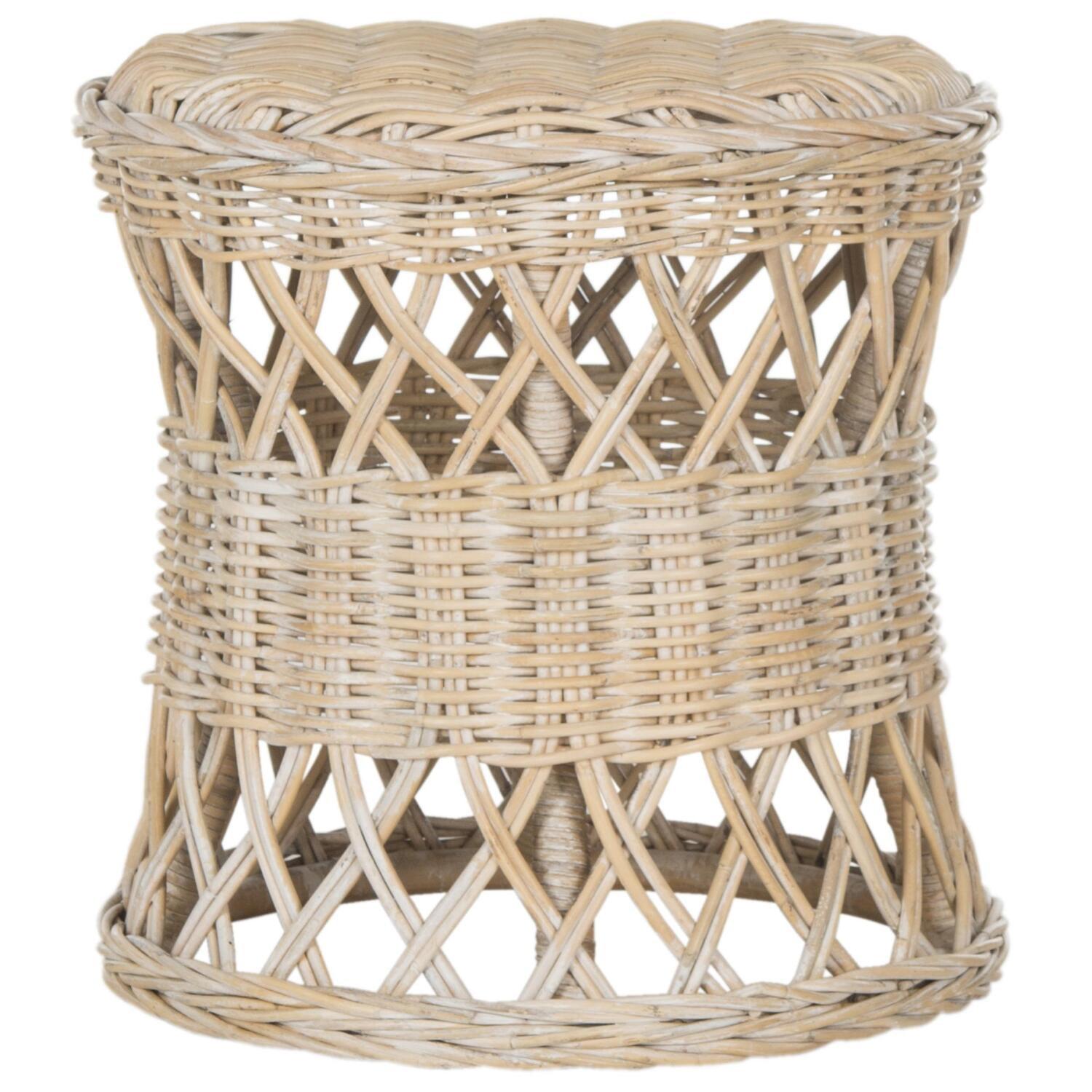 Desta Wicker Round Table - Natural - Safavieh.