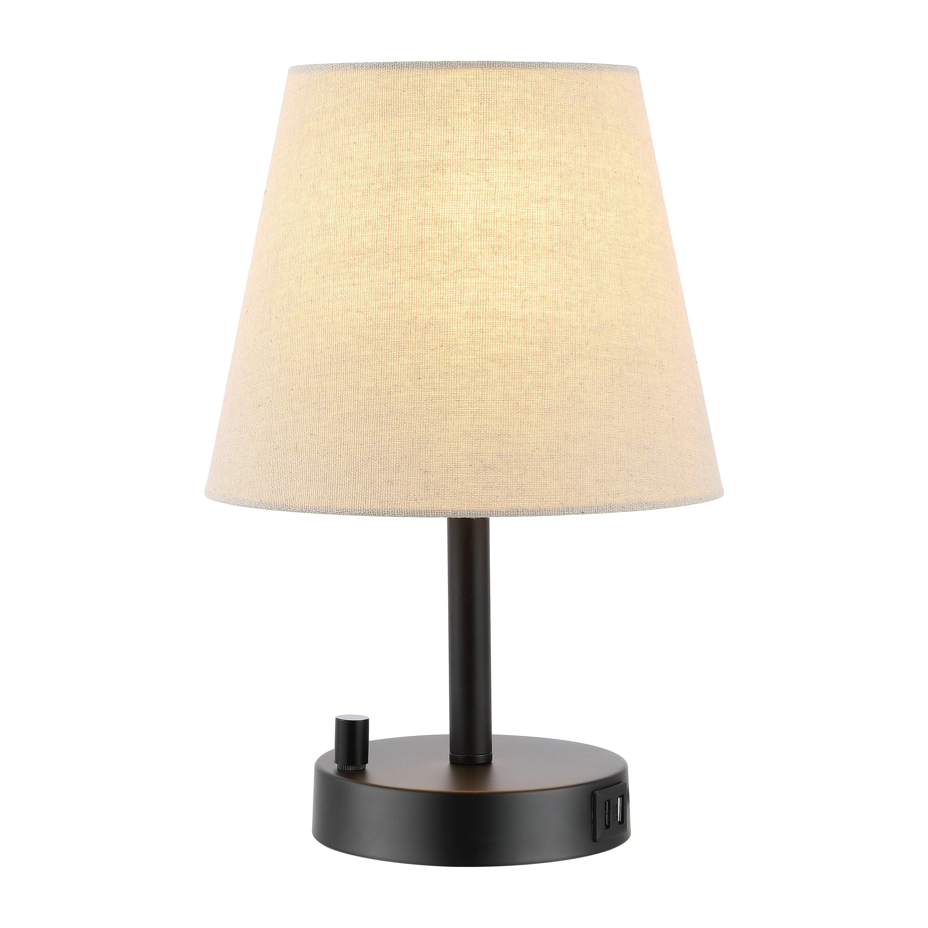 Dexter Table Lamp W/ USB Port - 13.5 Inch Height - TBL4460 - Black - Safavieh