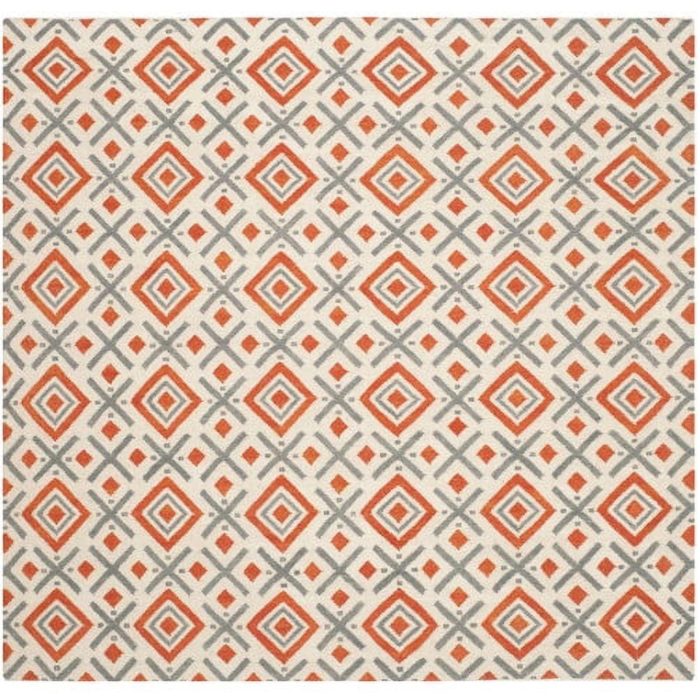 Dhurries DHU116 Hand Woven Area Rug  - Safavieh