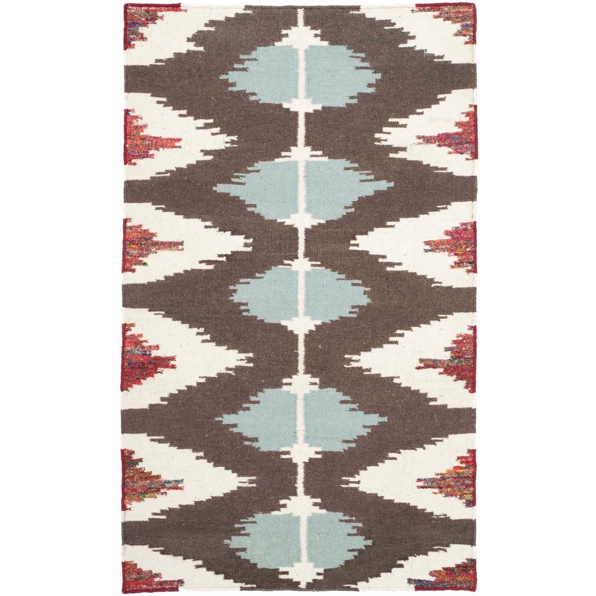 Dhurries DHU647 Hand Woven Area Rug  - Safavieh