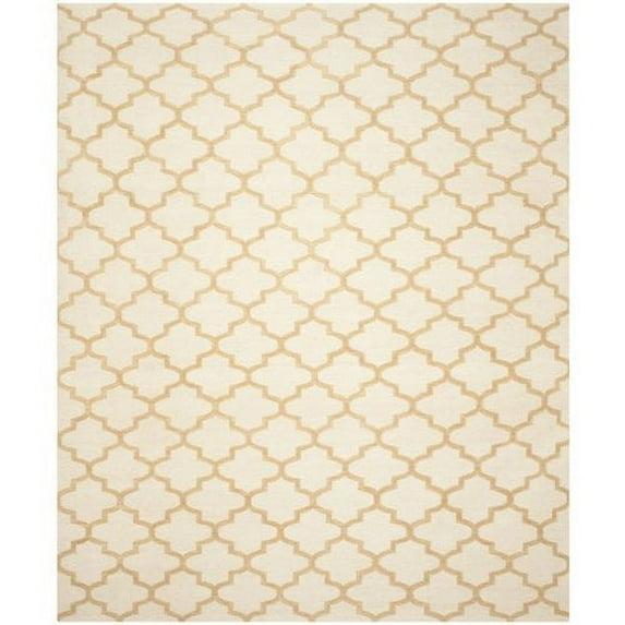 Winston Porter Milltown Hand Woven Flat Weave Wool Geometric Rug