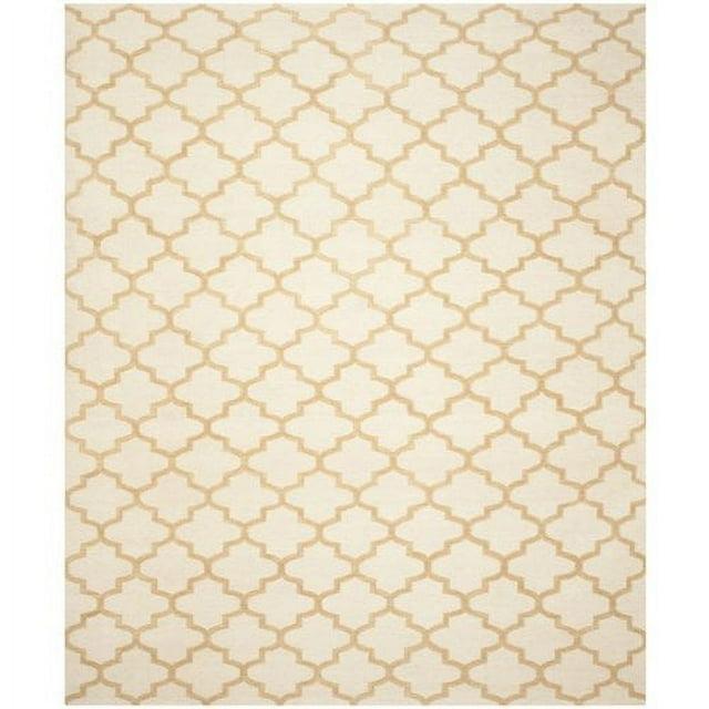 Winston Porter Milltown Hand Woven Flat Weave Wool Geometric Rug