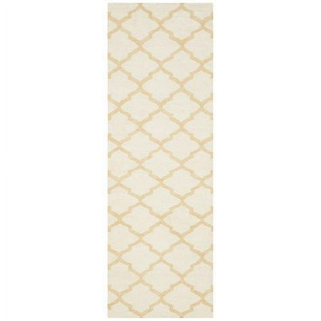 Winston Porter Milltown Hand Woven Flat Weave Wool Geometric Rug