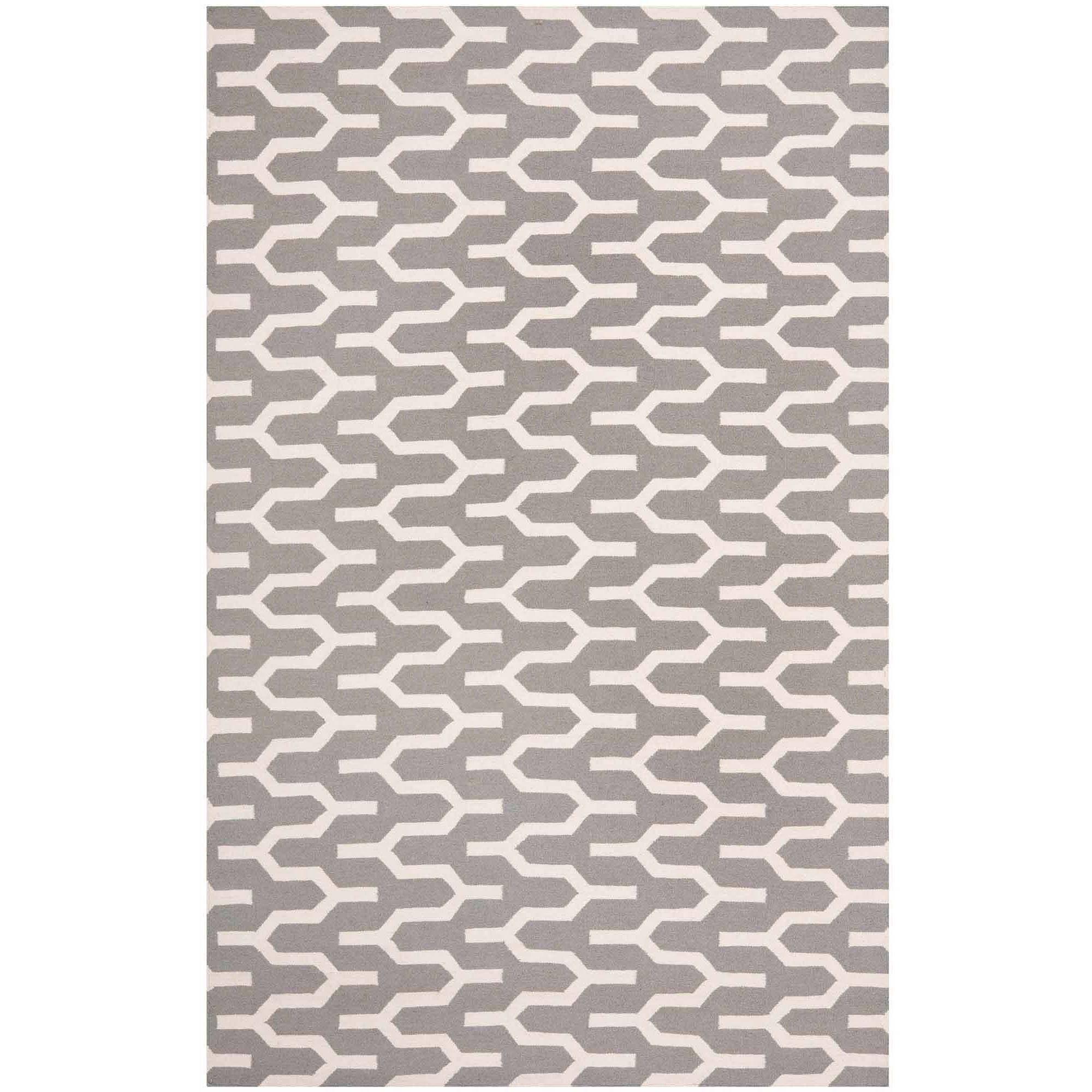 Dhurries DHU630 Hand Woven Area Rug  - Safavieh