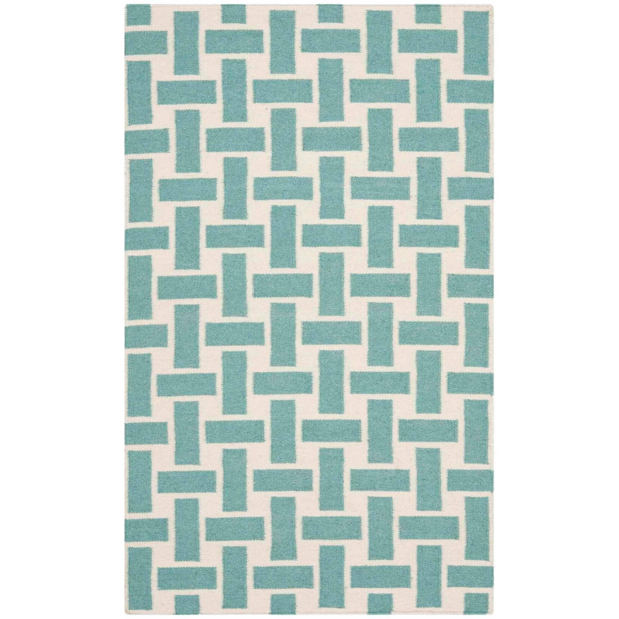 Dhurries DHU201 Hand Woven Area Rug  - Safavieh