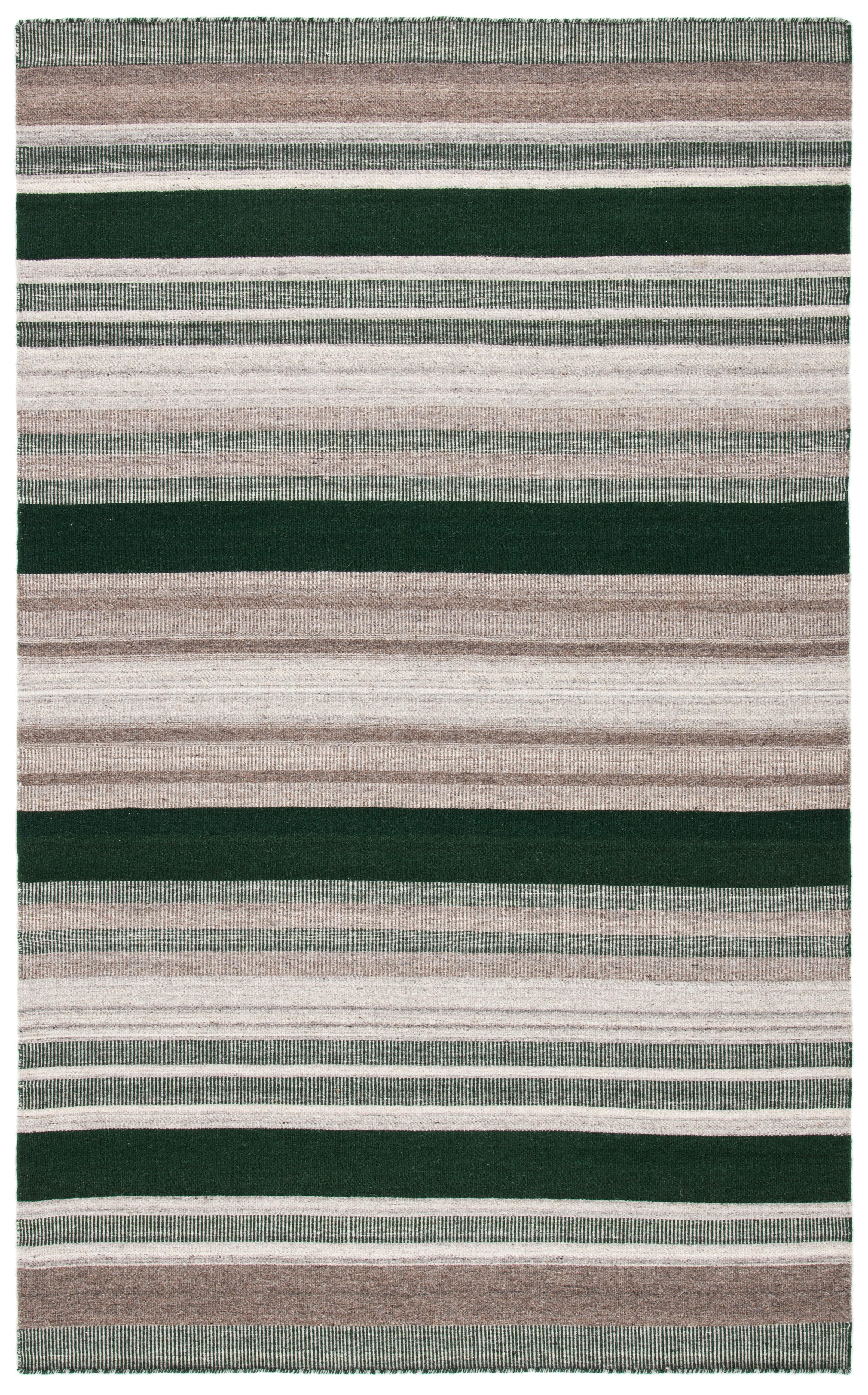 Dhurries Flatweave Striped Rug