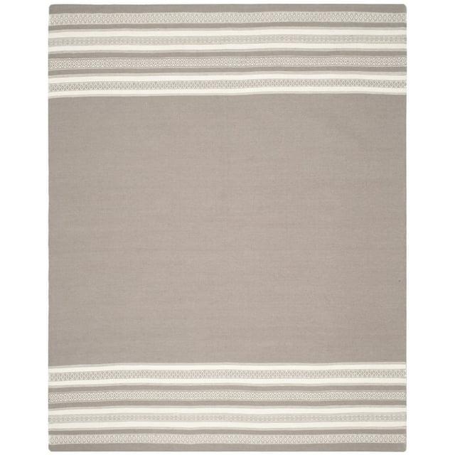 Dhurries DHU601 Hand Woven Area Rug - Light Brown - 6'x6' - Safavieh.
