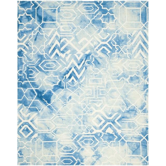 Dip Dye DDY678 Hand Tufted Area Rug - Blue/Ivory - 8'x10' - Safavieh.