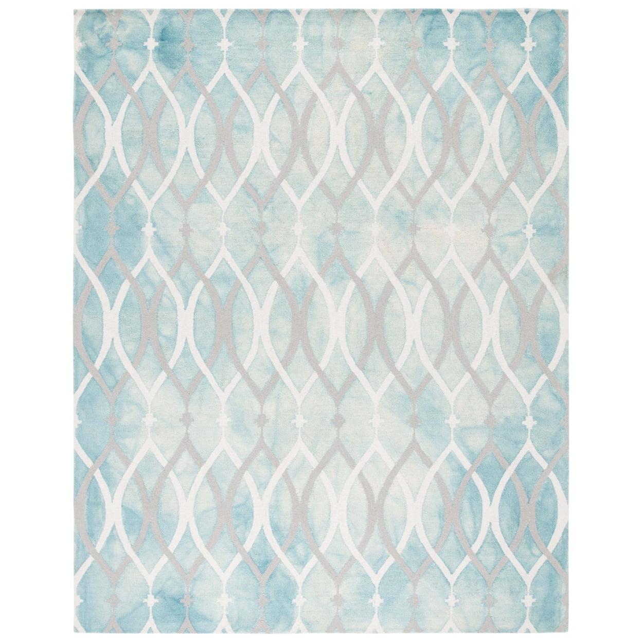 Dip Dye DDY534 Hand Tufted Area Rug - Green/Ivory Grey - 8'x10' - Safavieh.