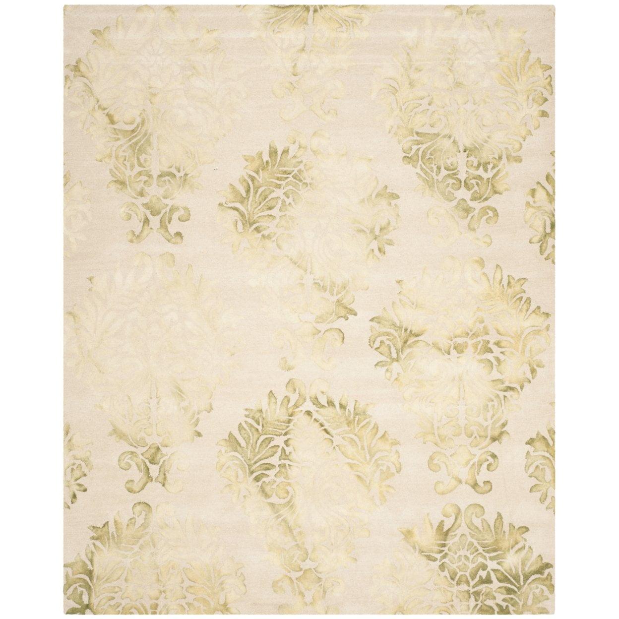 Dip Dye DDY516 Hand Tufted Accent Rug - Beige/Green - 2'x3' - Safavieh.