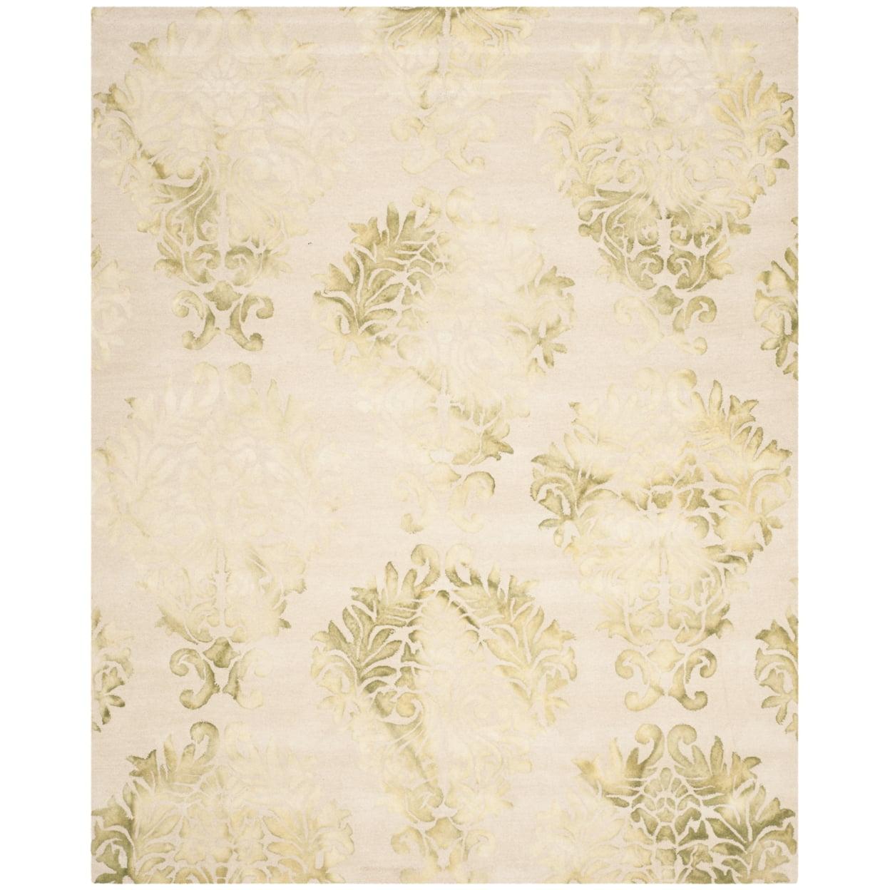 Dip Dye DDY516 Hand Tufted Area Rug - Beige/Green - 5'x8' - Safavieh.