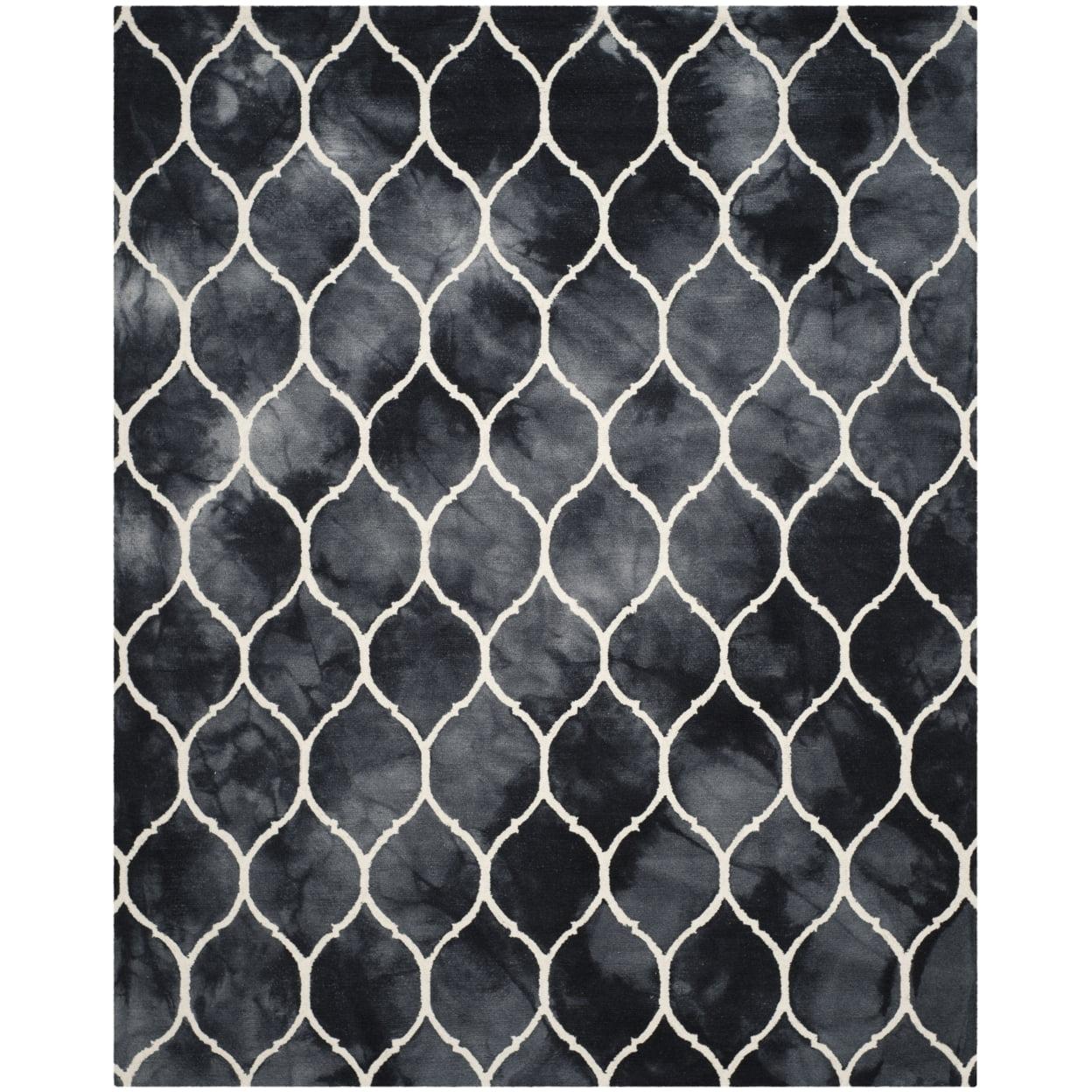 Dip Dye DDY685 Hand Tufted Accent Rug - Graphite/Ivory - 2'x3' - Safavieh.