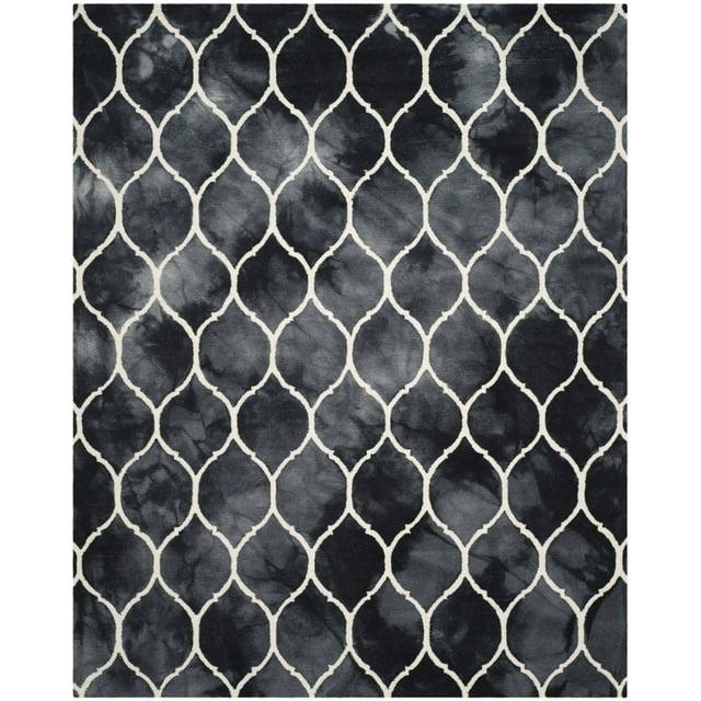 Dip Dye DDY685 Hand Tufted Indoor Accent Rug - Graphite/Ivory - 2'x3' - Safavieh