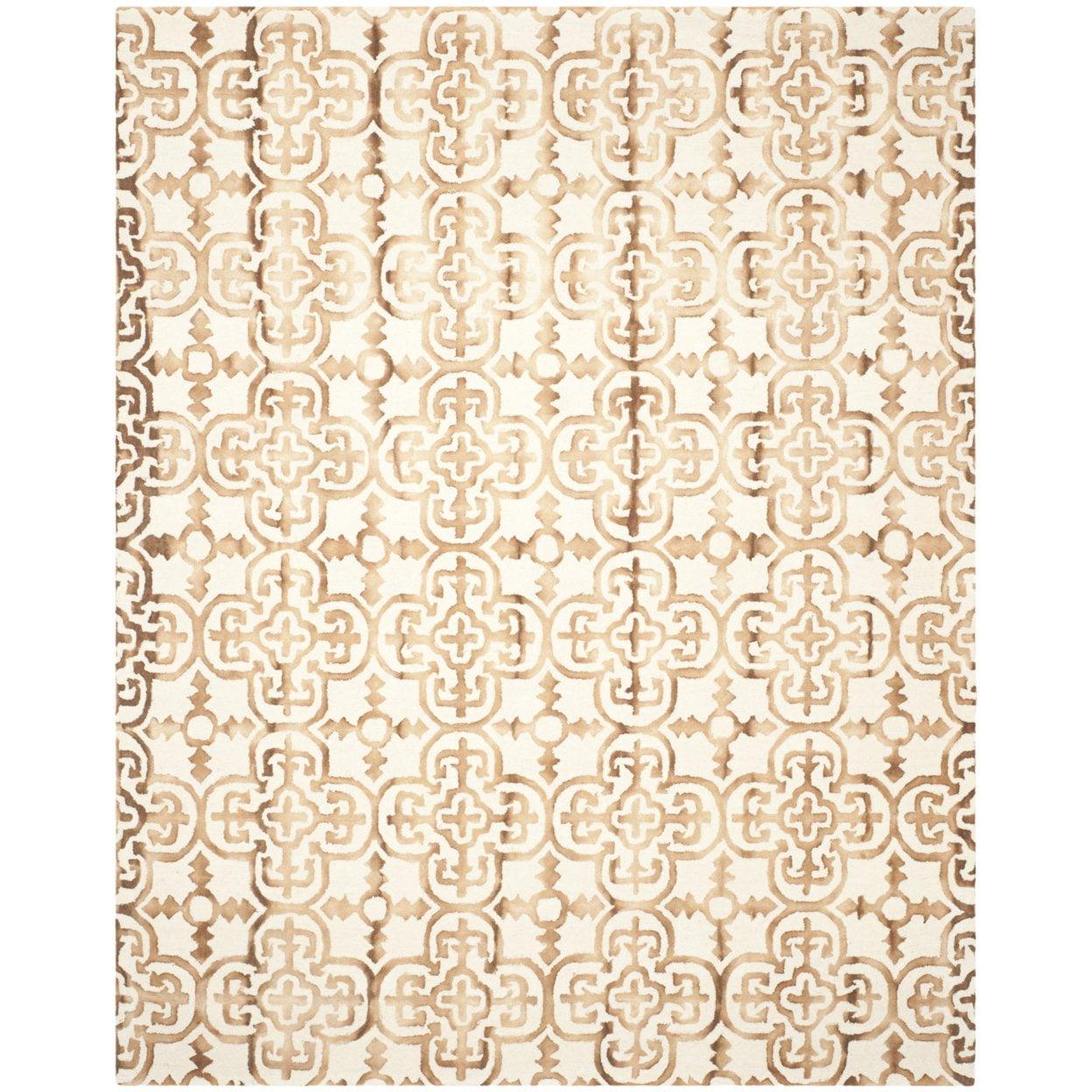 Dip Dye DDY711 Hand Tufted Indoor Accent Rug - Ivory/Camel - 2'x3' - Safavieh