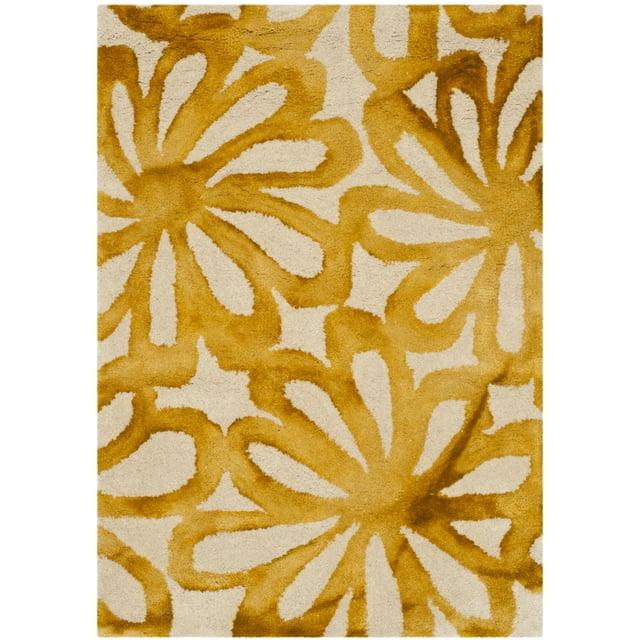 Dip Dye DDY527 Hand Tufted Accent Rug - Beige/Gold - 2'x3' - Safavieh.