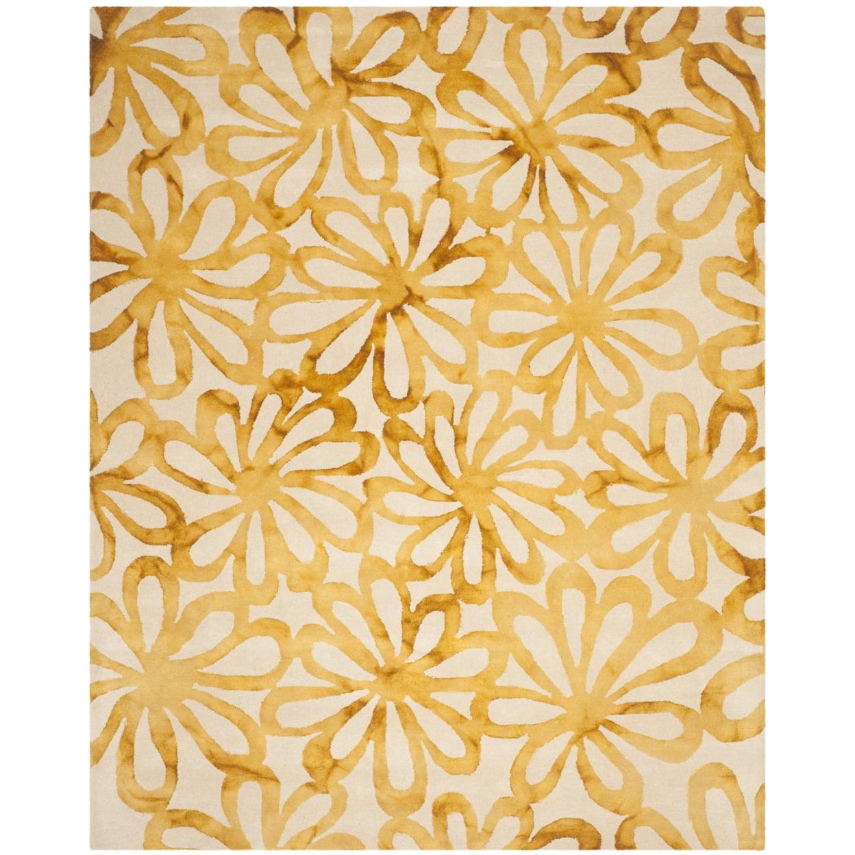 Dip Dye DDY527 Hand Tufted Area Rug - Beige/Gold - 8'x10' - Safavieh.