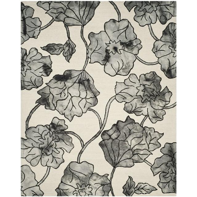 Dip Dye DDY683 Hand Tufted Area Rug - Ivory/Light Grey - 8'x10' - Safavieh.