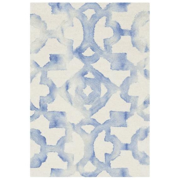 Dip Dye DDY717 Hand Tufted Indoor Accent Rug - Ivory/Blue - 2'x3' - Safavieh