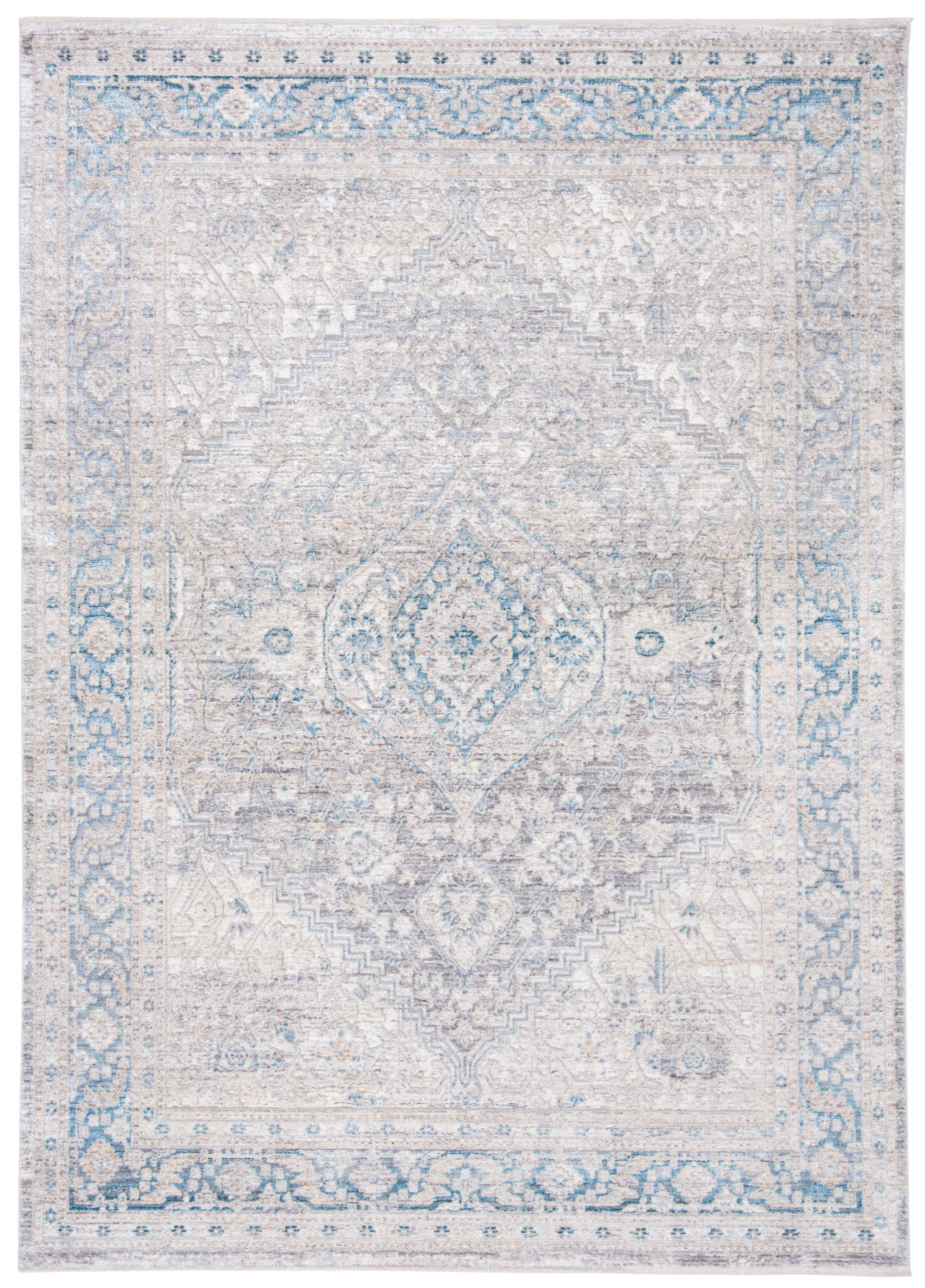 Dream DRM411 Power Loomed Indoor Area Rug - Grey/Blue - 4'x6' - Safavieh