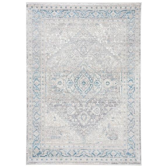 Dream DRM411 Power Loomed Indoor Area Rug - Grey/Blue - 4'x6' - Safavieh
