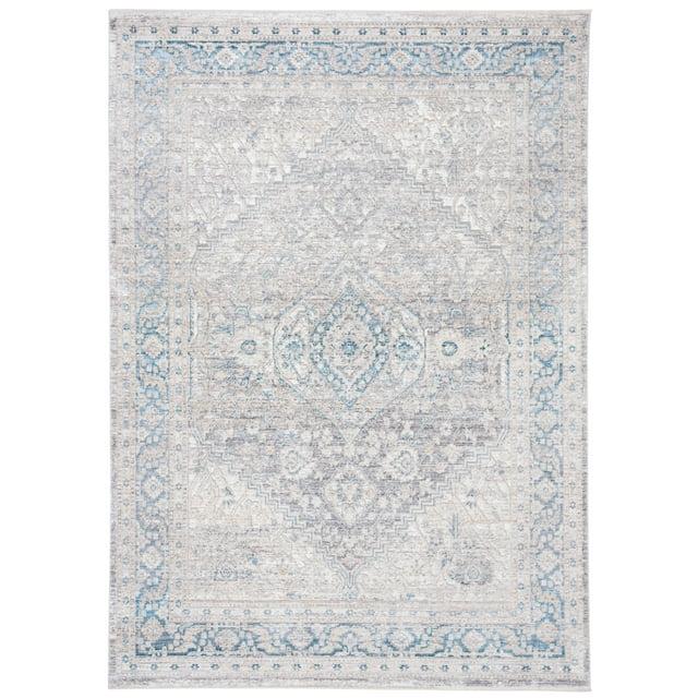 Dream DRM411 Power Loomed Indoor Area Rug - Grey/Blue - 4'x6' - Safavieh