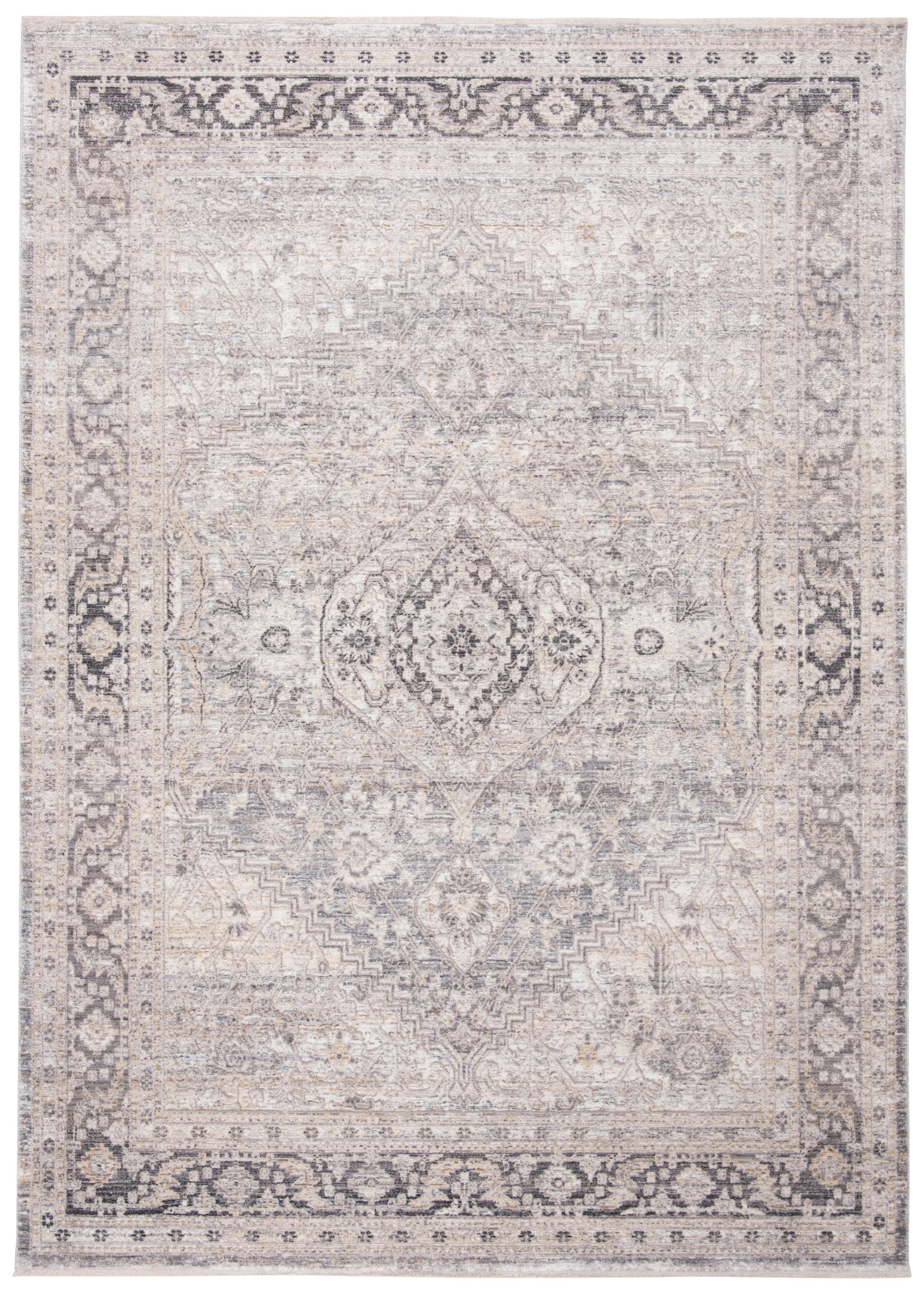 Dream DRM411 Power Loomed Indoor Area Rug - Grey/Ivory - 4'x6' - Safavieh