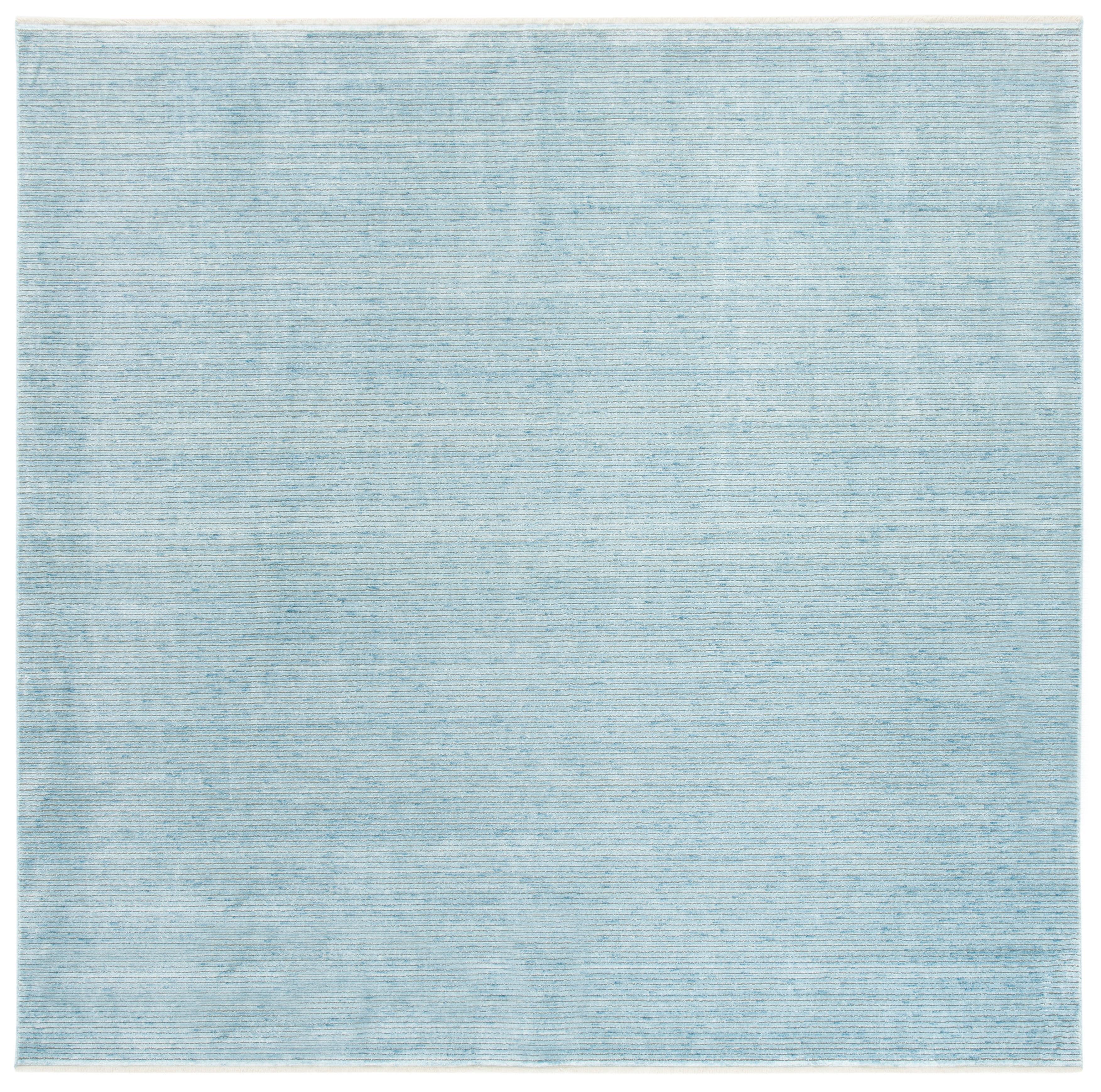 Dream 500 DRM500 Power Loomed Indoor Area Rug - Turquoise/Grey - 6'7"x6'7" - Safavieh