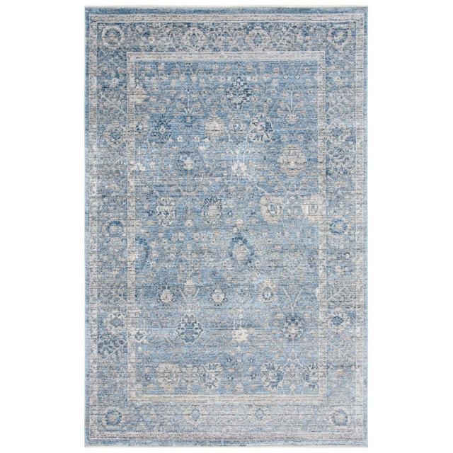 SAFAVIEH Dream Giles Floral Area Rug, Grey/Turquoise, 2'6" x 4'