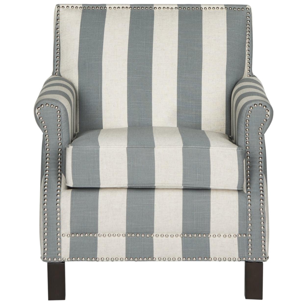 Easton Club Chair with Nail Heads  - Safavieh