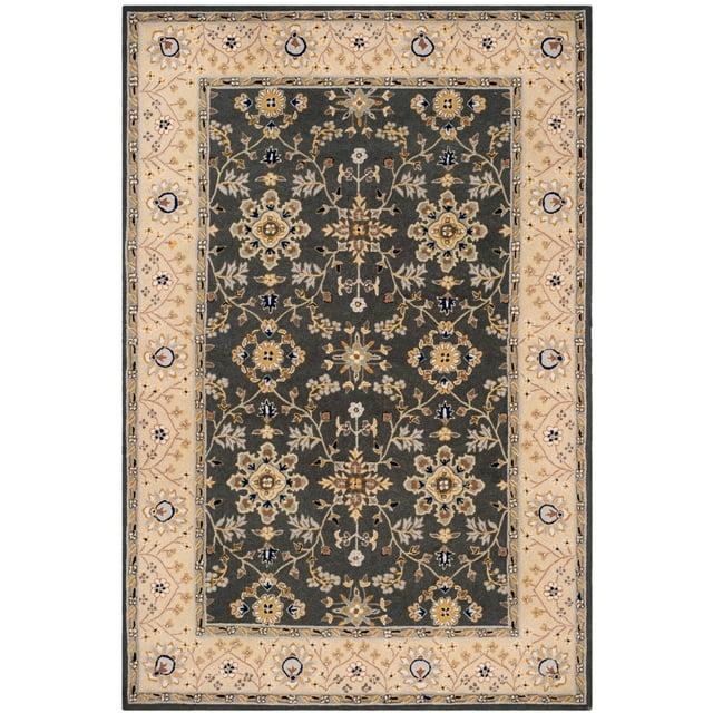 Easy Care EZC751 Hand Hooked Area Rug - Grey/Cream - 8'x10' - Safavieh.