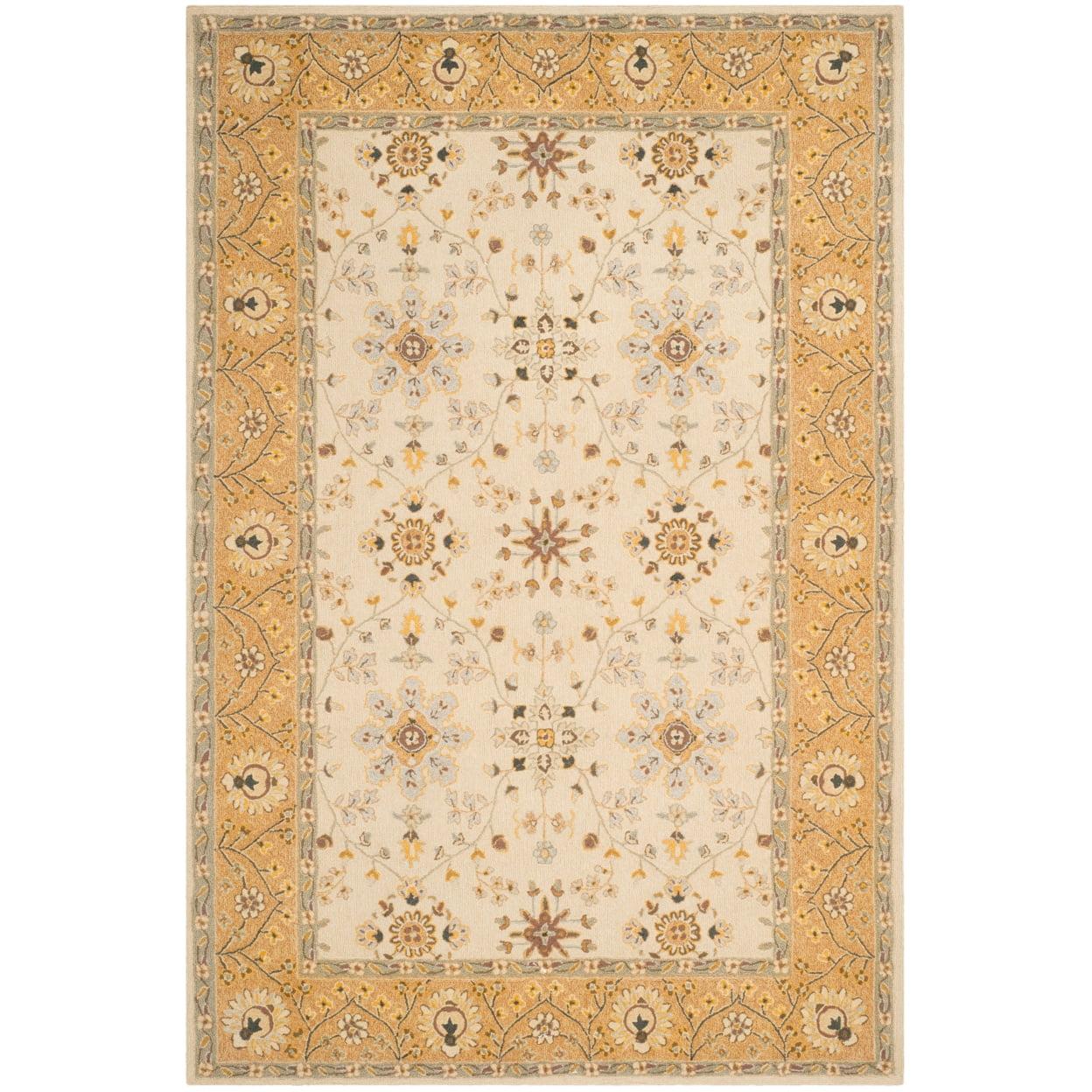 Easy Care EZC751 Hand Hooked Area Rug - Ivory/Beige - 6'x9' - Safavieh.