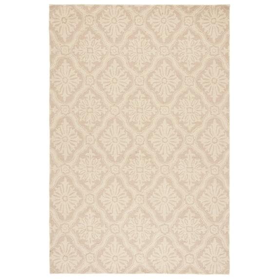 Taran Easy Care Hand Hooked Performance Damask Rug