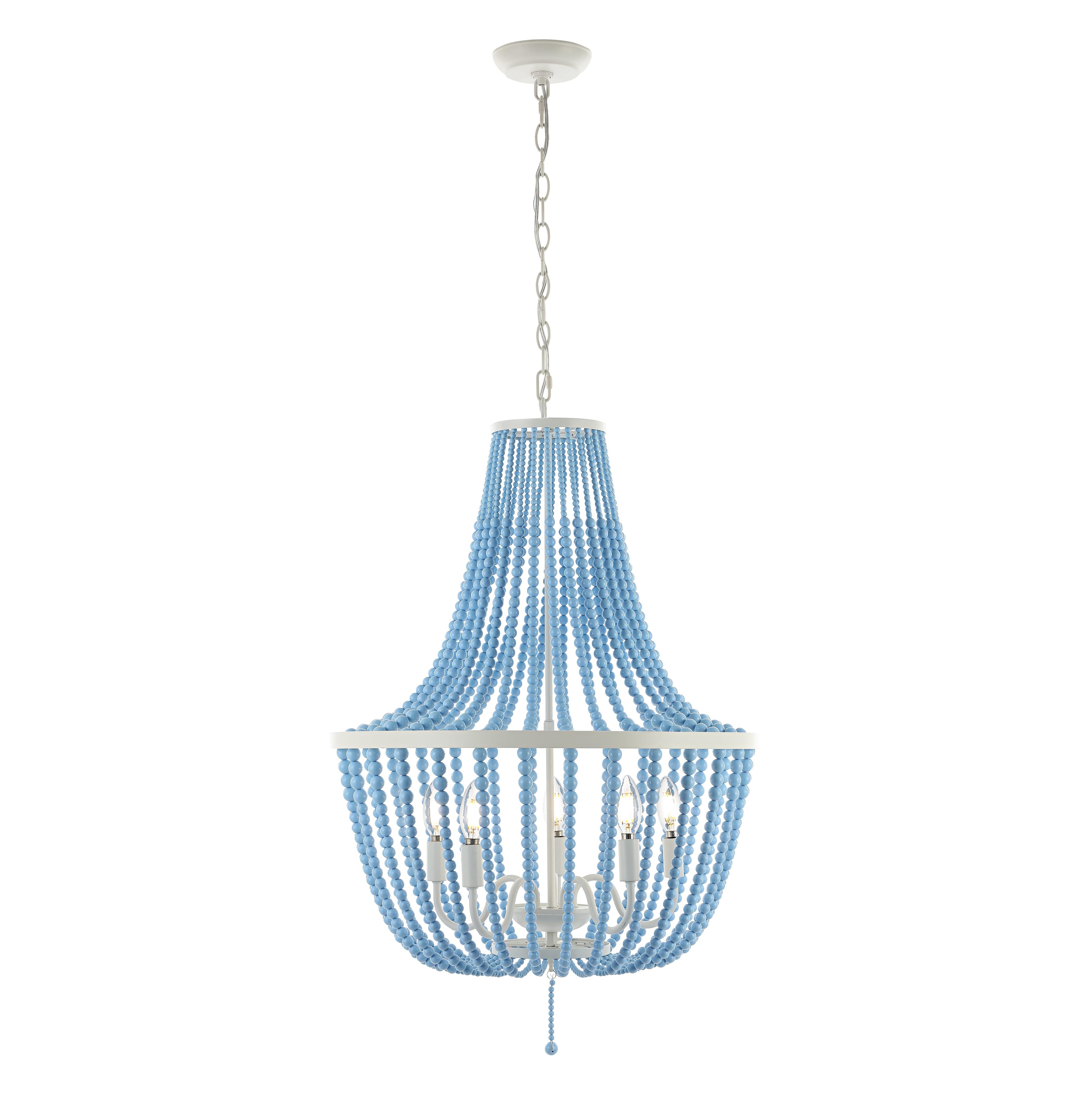 Elanie 5 Light 22 Inch Pendant   - Safavieh